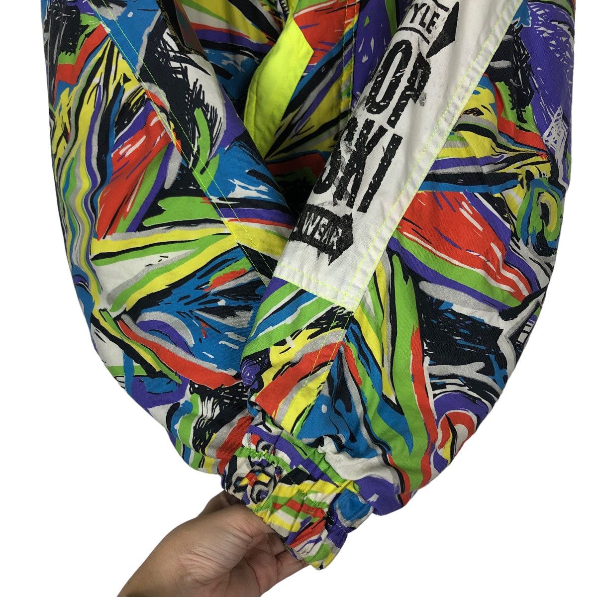 Japanese Brand 🔥Vintage Bomber Jacket Ski Be Pop Japan Colour Full Design Size US M / EU 48-50 / 2 - 13 Thumbnail