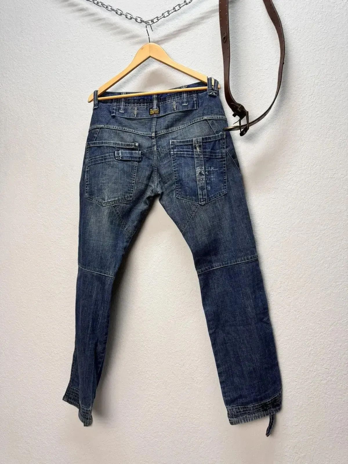 Vintage Junya Watanabe Style G Star raw Bondage Cargo Pans Size US 34 / EU 50 - 12 Thumbnail