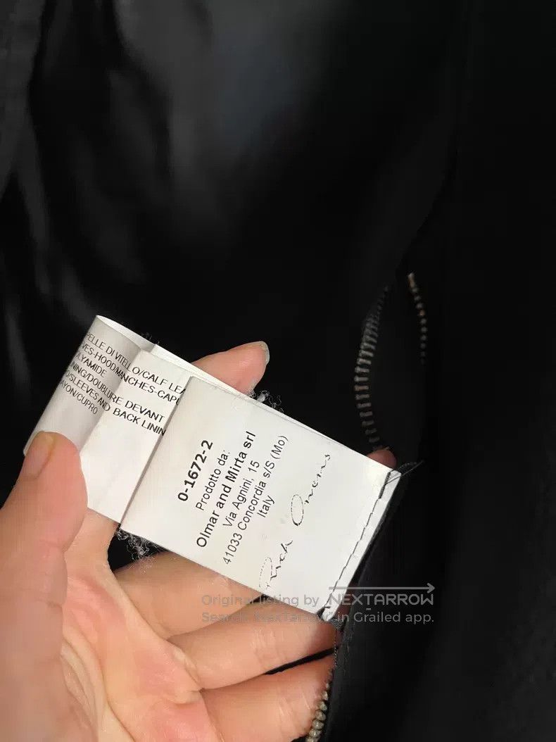 Rick Owens Rick Owens Black and white patchwork leather jacket Size US L / EU 52-54 / 3 - 4 Thumbnail