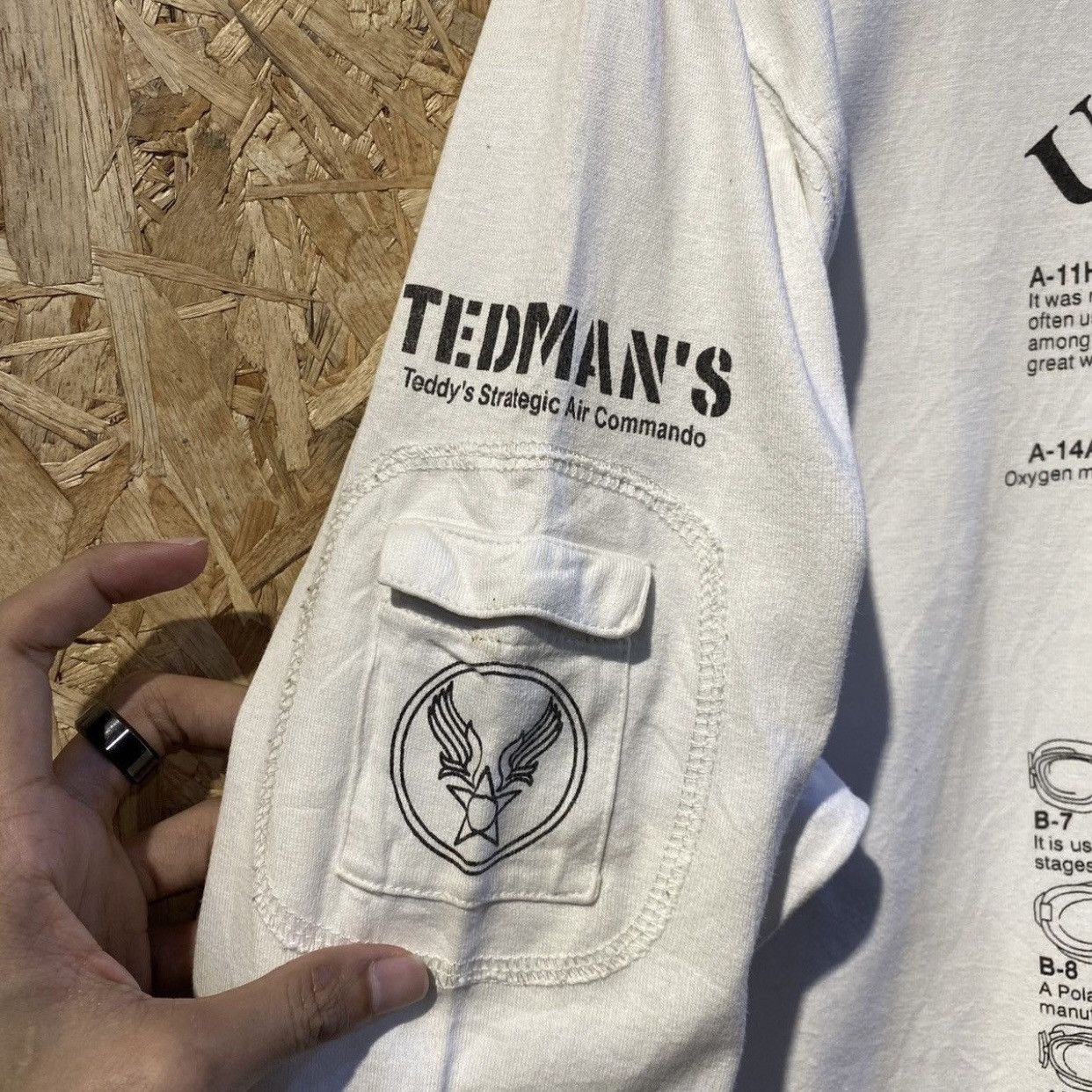 Tedman RARE🔥VINTAGE TEDMAN WORLD WAR II US AIR FORCE PILOT SHIRTS Size US L / EU 52-54 / 3 - 4 Thumbnail