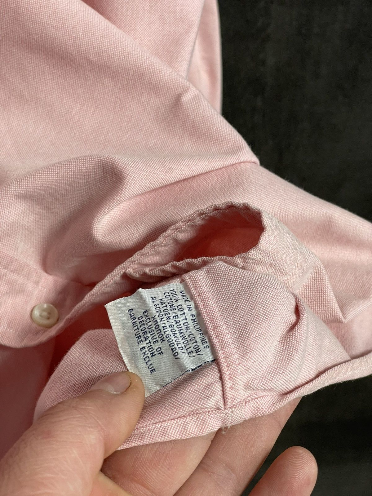 Polo Ralph Lauren men’s shirt from Ralph Lauren Polo line in a soft pink color Size 46L - 5 Thumbnail