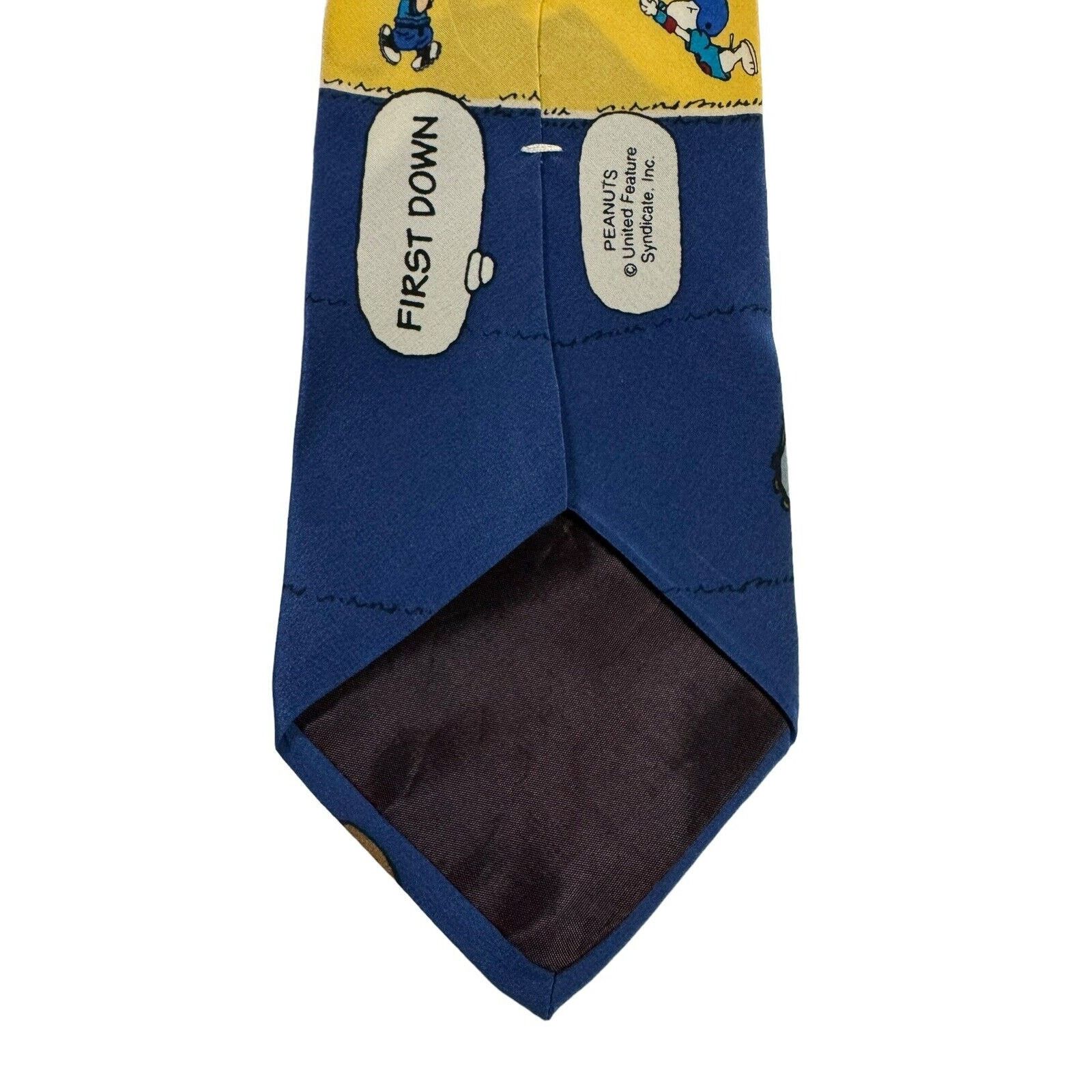 Peanuts Peanuts First Down Football Snoopy Charlie Brown Necktie Size ONE SIZE - 5 Thumbnail