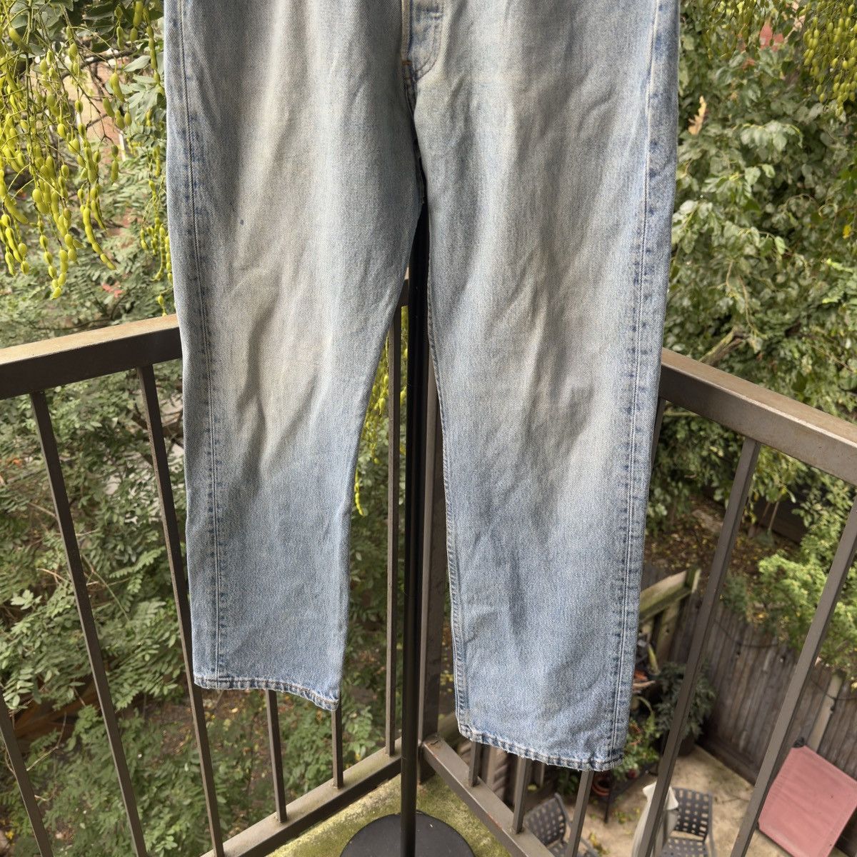 Levi's 90s Levi's 501 Faded Jeans ERD Grunge Chrome Distressed Size US 31 - 7 Thumbnail