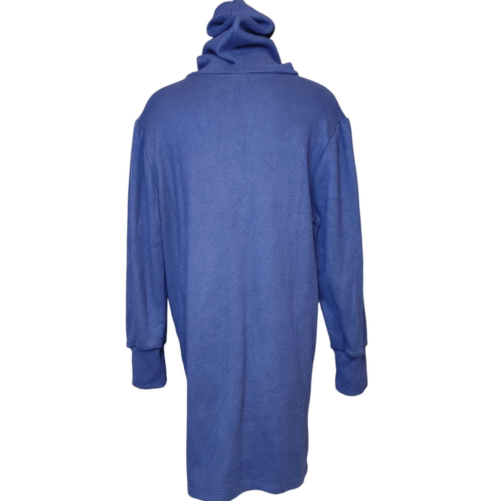 Other KNITHAUS Womens M Blue Long Sleeve Pullover Hooded Tunic Dre Size M / US 6-8 / IT 42-44 - 2 Thumbnail
