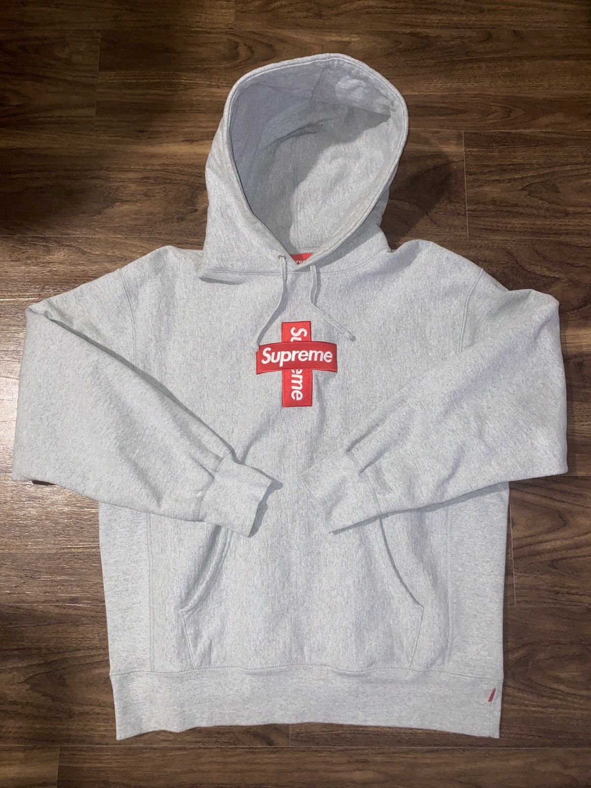 Supreme Supreme Cross Box Logo Hoodie | Grailed