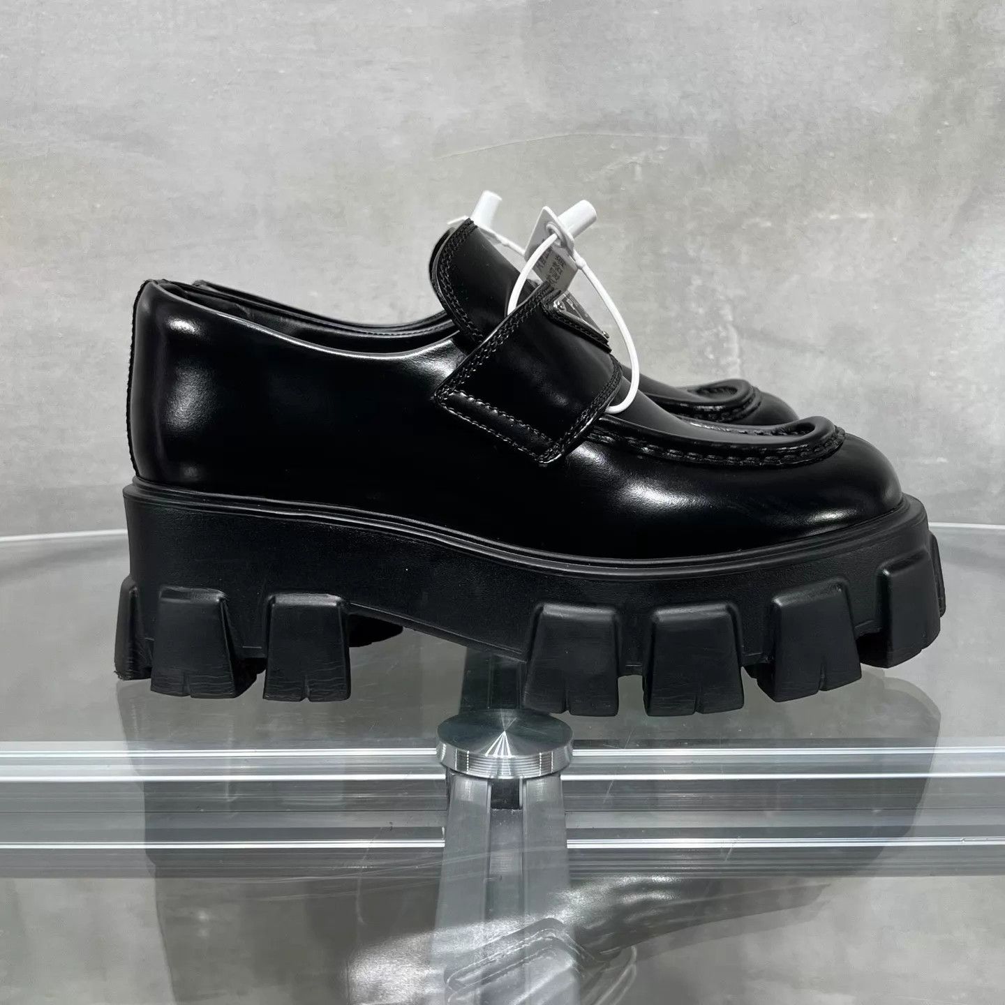 Prada Prada Black Platform Loafers Size 36 YH25581 Size US 5.5 / IT 35.5 - 4 Thumbnail