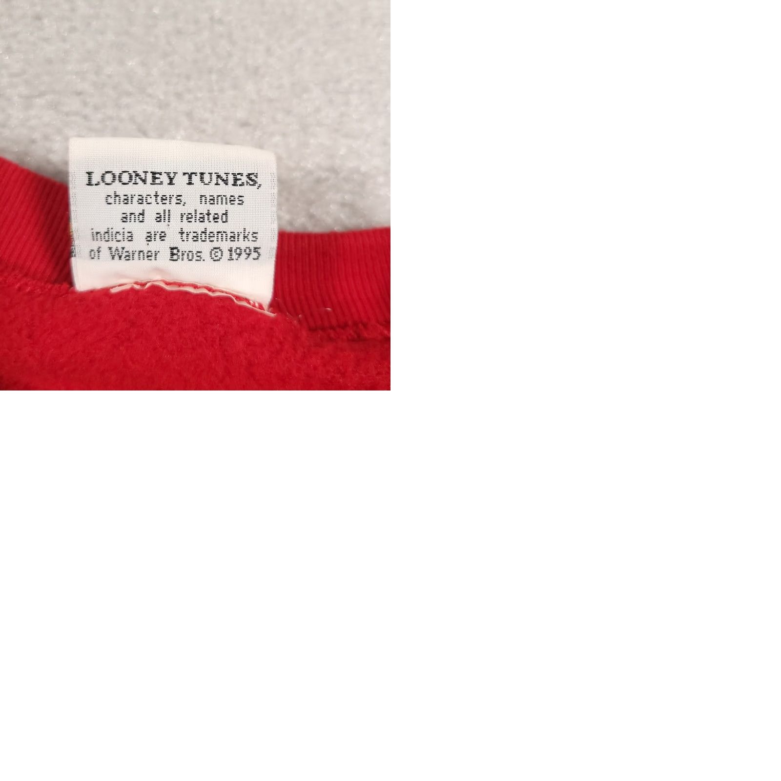 Vintage VINTAGE 1995 Looney Tunes Christmas Tweety Sylvester Red Crewneck Sweatshirt Large Unisex Adults Sweater Graphic Print Size US L / EU 52-54 / 3 - 9 Thumbnail