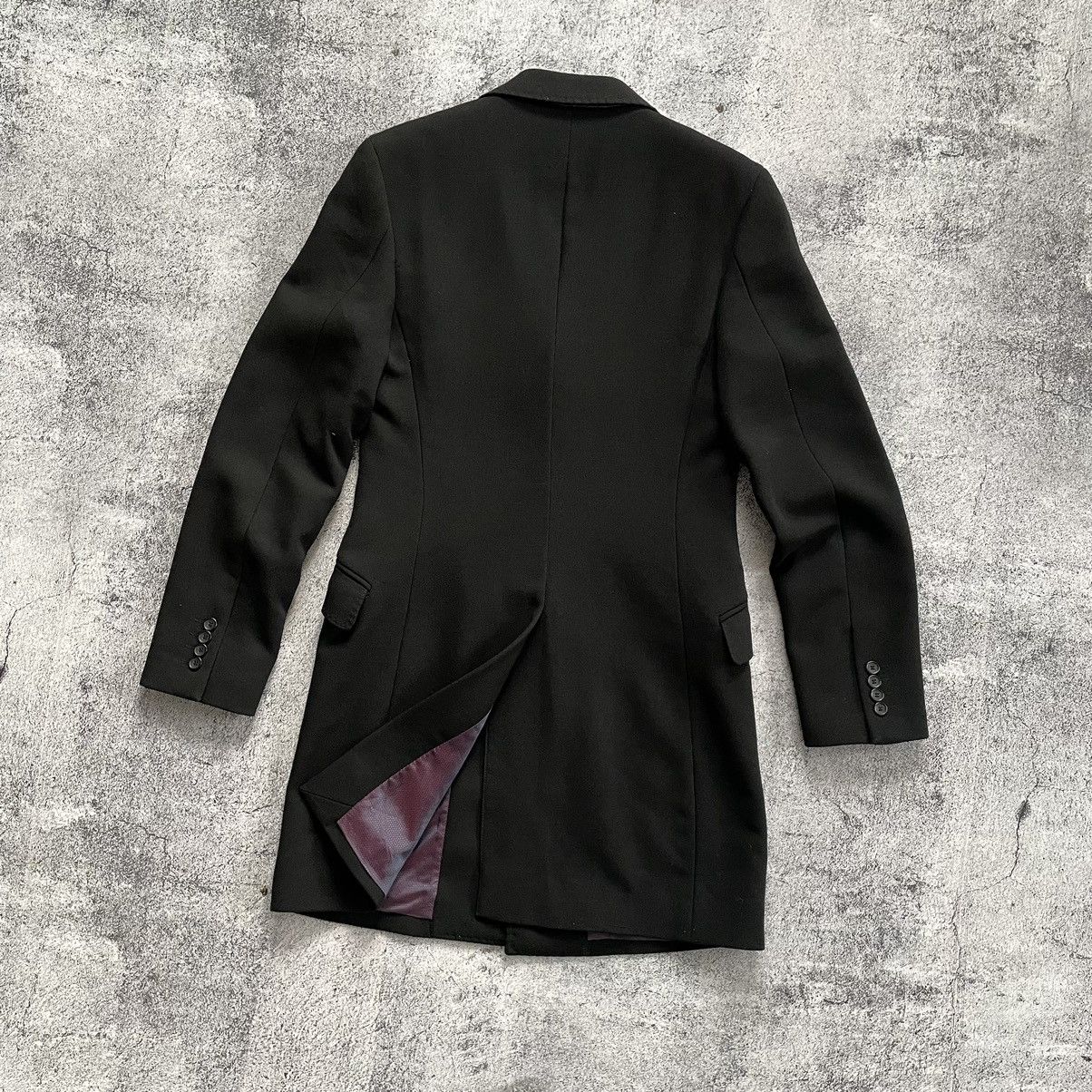 Dolce & Gabbana Dolce Gabbana Black Wool Coat Women Size S / US 4 / IT 40 - 16 Thumbnail