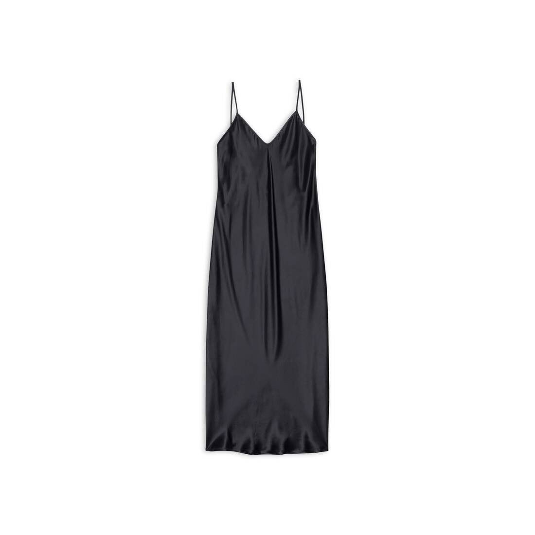 Balenciaga o1la1rc1a1024 Pyjama Dress in Black Size L / US 10 / IT 46 - 1 Thumbnail