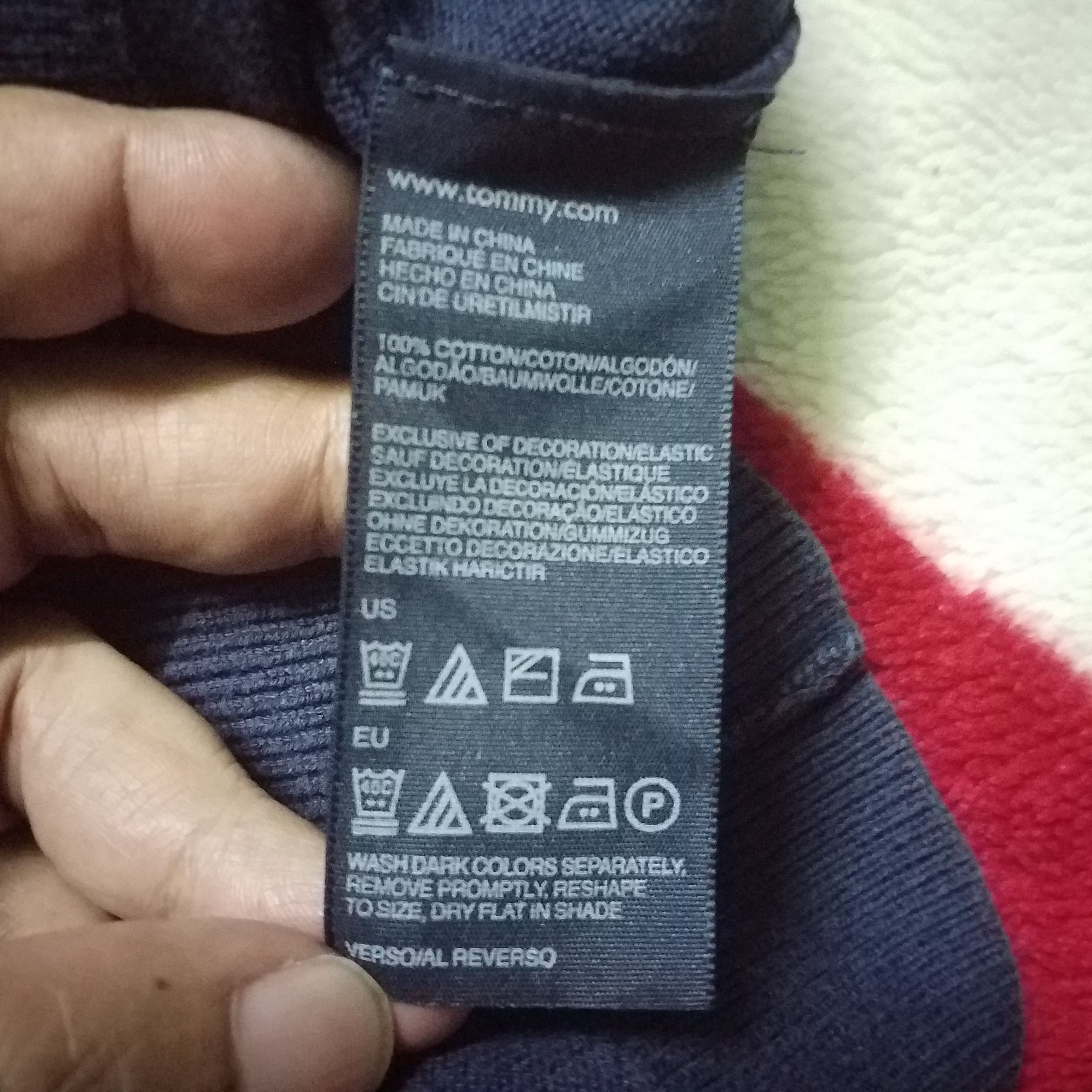 Tommy Hilfiger TOMMY HILFIGER PLAIN BLUE Size US XL / EU 56 / 4 - 6 Thumbnail