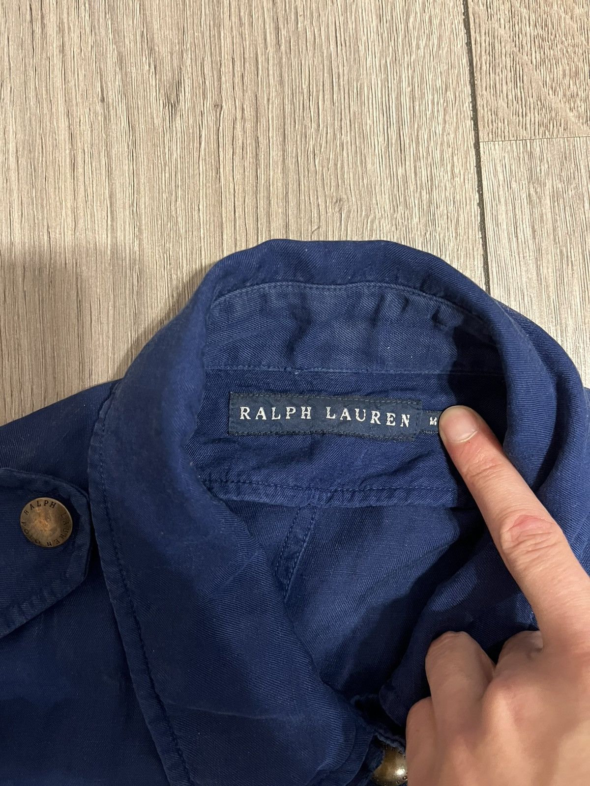 Ralph Lauren × Ralph Lauren Blue Label Ralph Lauren Blue Label Jacket Utility Belted Military M Size M / US 6-8 / IT 42-44 - 6 Thumbnail