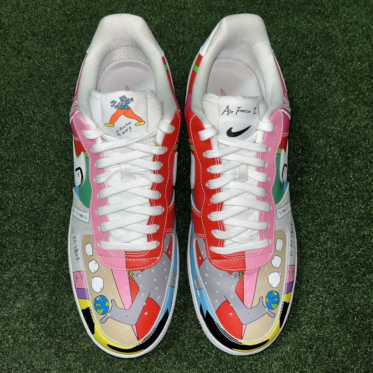 Nike Nike Ruohan Wang x Air Force 1 Low CZ3990-900 Sz 10.5 Size US 10.5 / EU 43-44 - 3 Thumbnail
