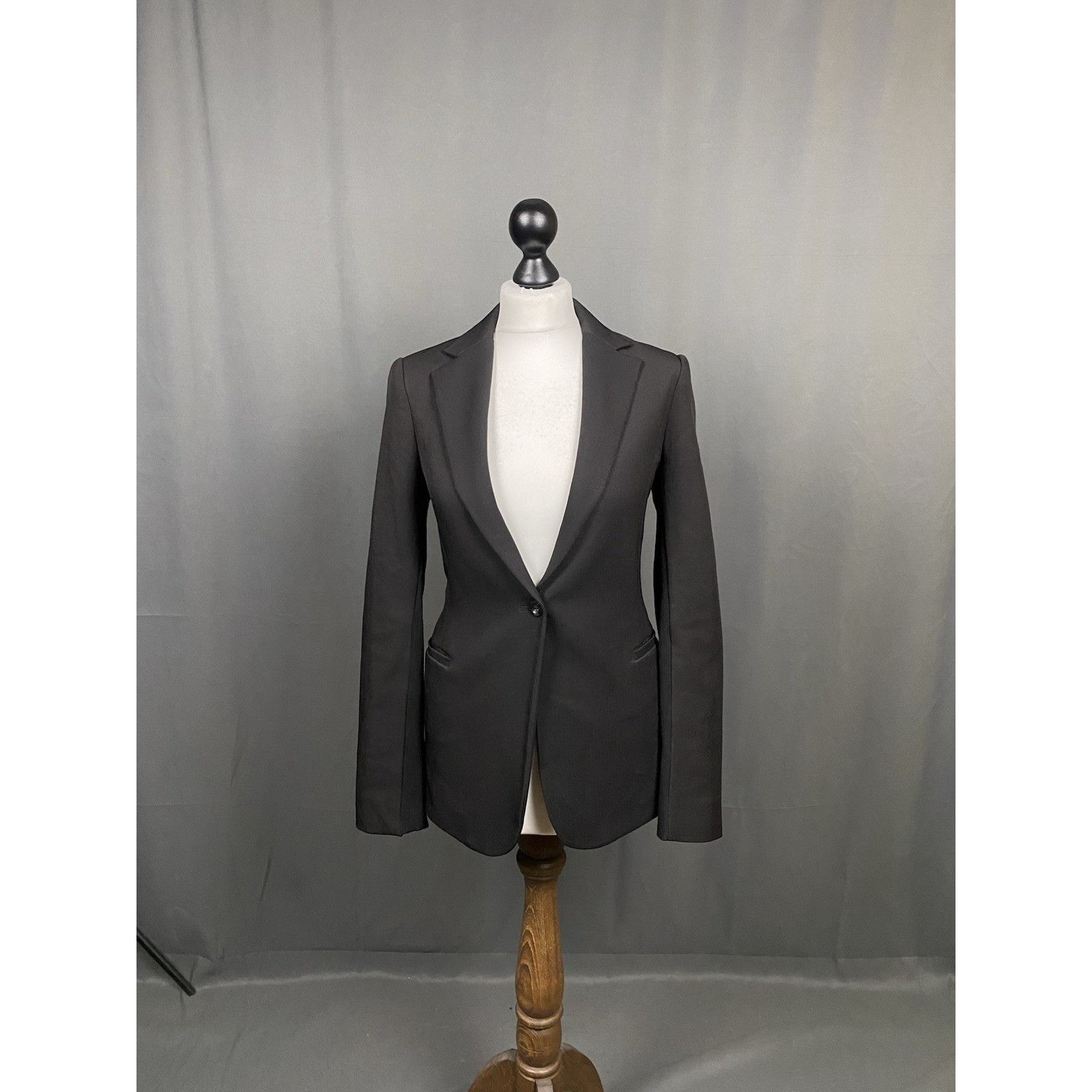Gucci Gucci Vintage Silk Women's Black Wool Blazer Jacket Size 2 Size XS / US 0-2 / IT 36-38 - 3 Thumbnail