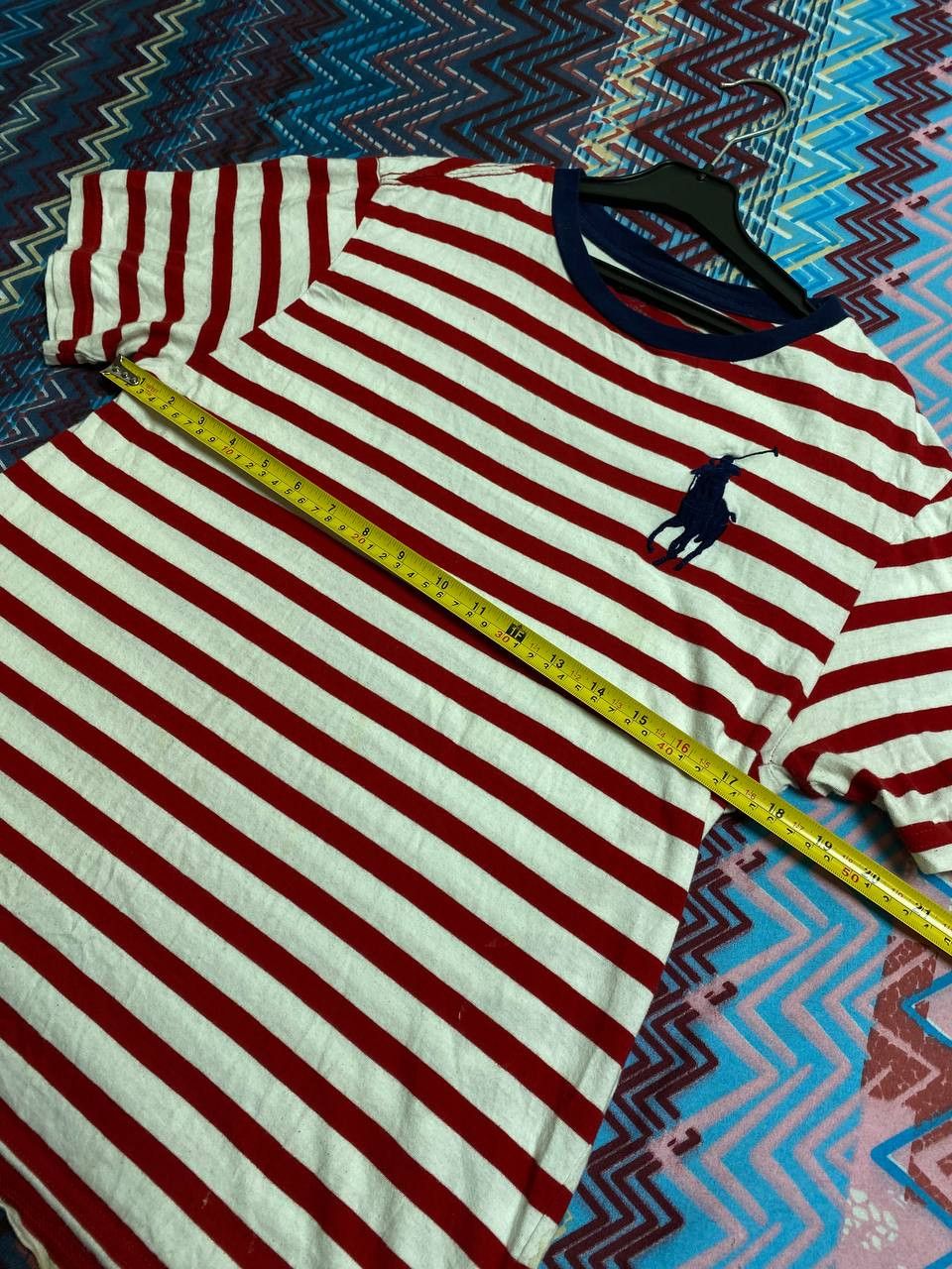 Polo Ralph Lauren T-Shirt striped logo Polo Ralph Lauren big pony Y2K Vintage Size US S / EU 44-46 / 1 - 14 Thumbnail