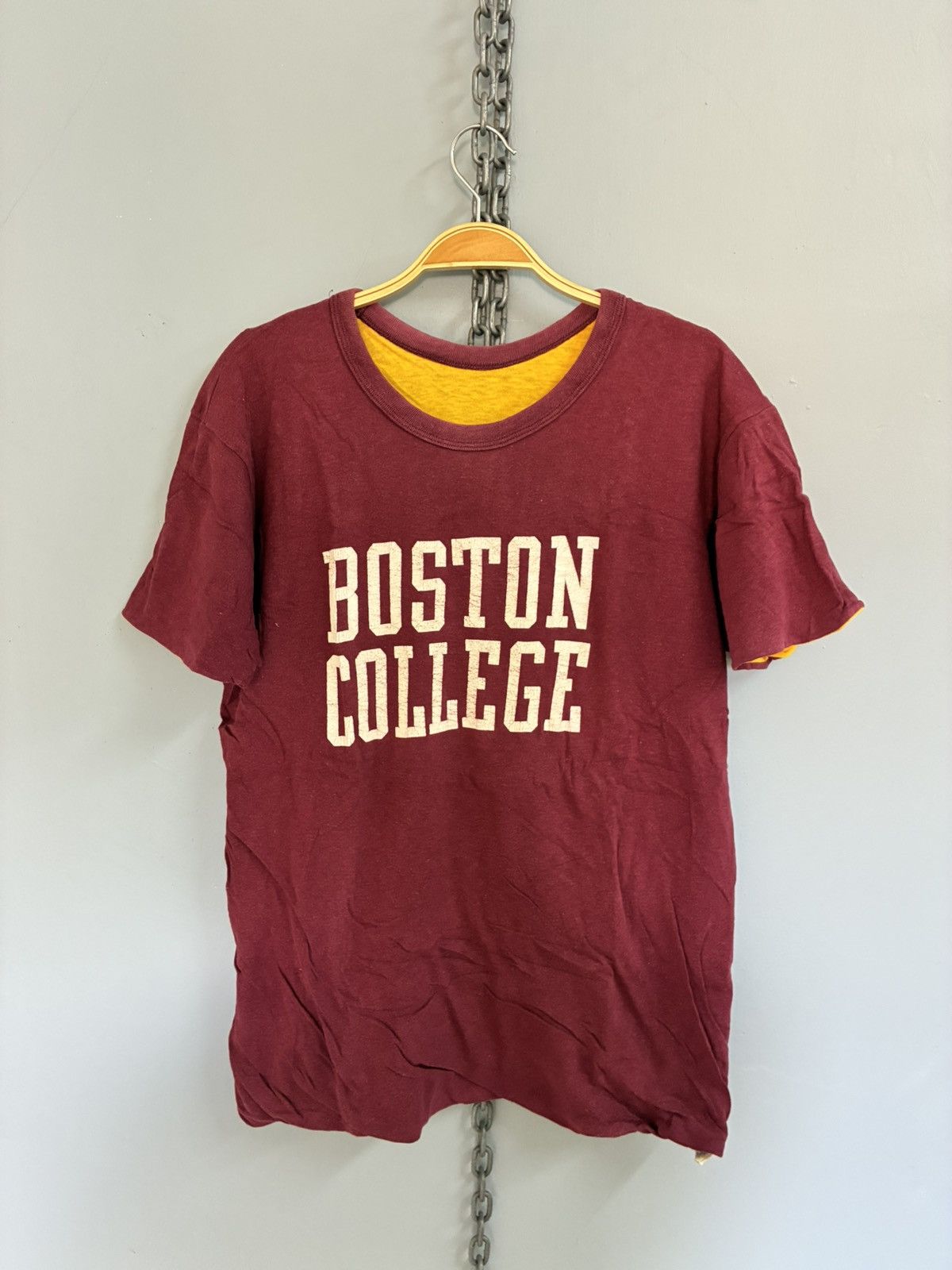 Champion Vintage 80s Champion Boston College t shirt Size US L / EU 52-54 / 3 - 1 Thumbnail