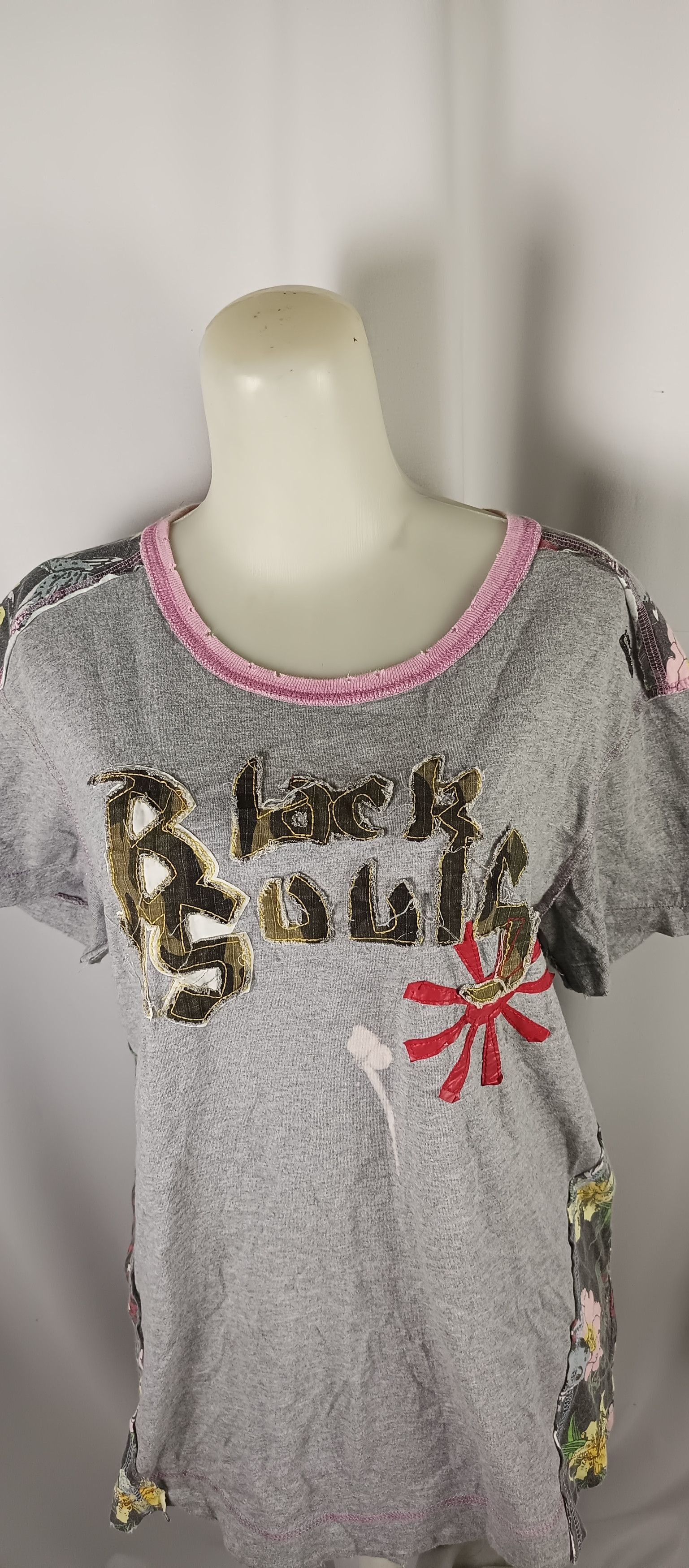 Energie × Vintage Energie Black South Short Sleeve TShirt Size L / US 10 / IT 46 - 2 Thumbnail