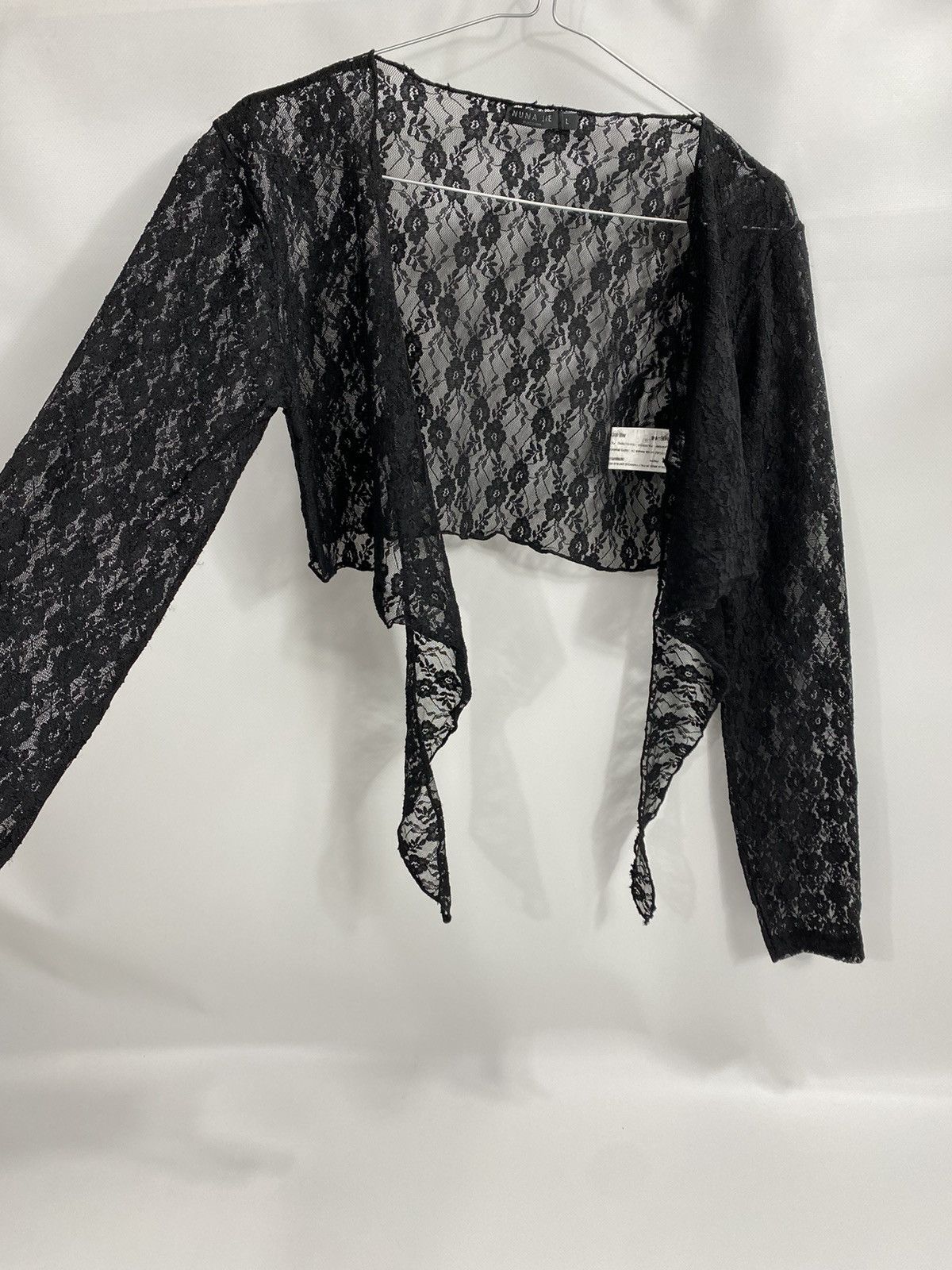 Other 🔥LASTDROP🔥 Guipure Flowers Mesh Crop Top Longsleeve Size L / US 10 / IT 46 - 9 Thumbnail