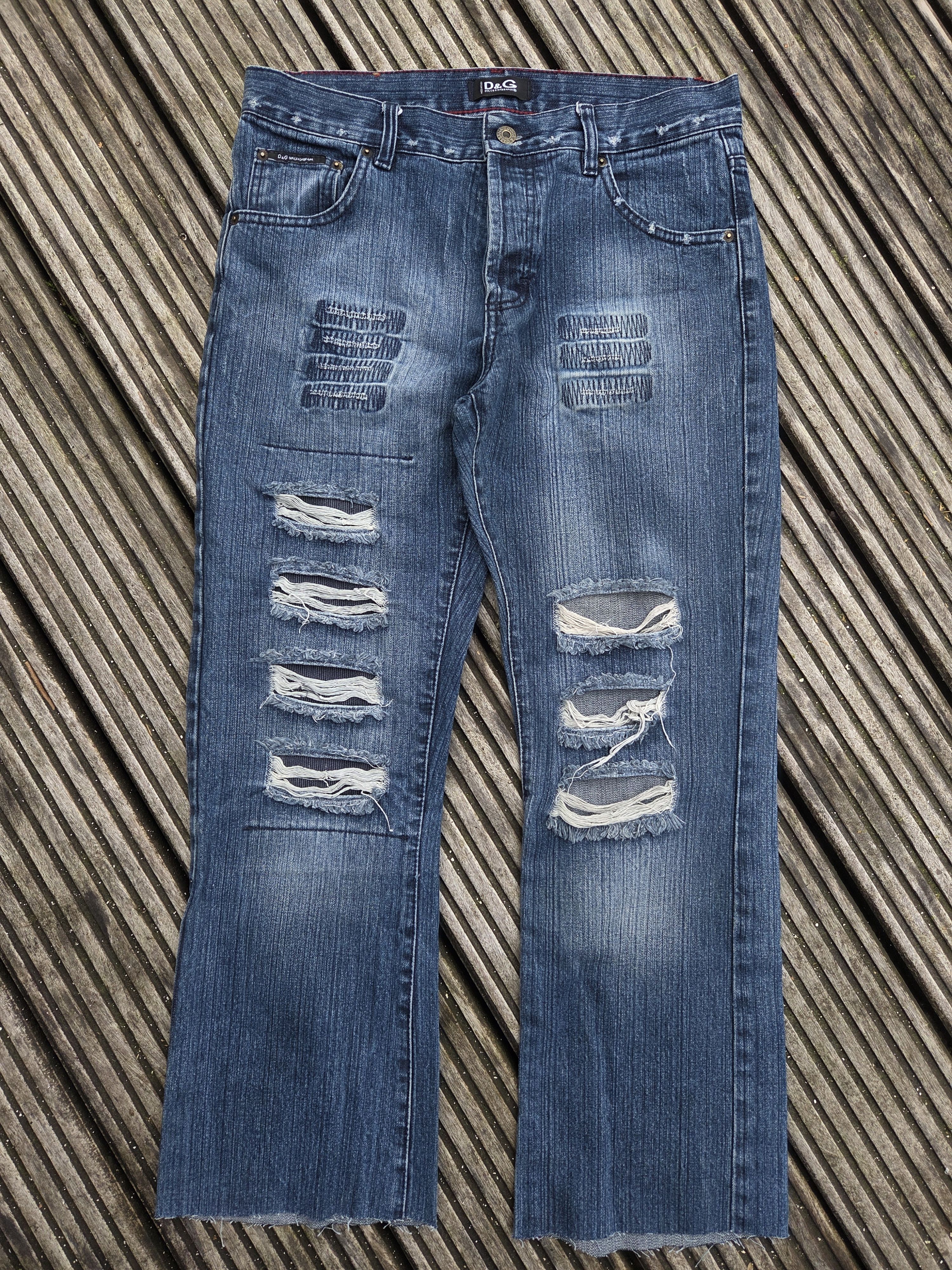 Dolce & Gabbana Dolce & Gabbana distressed denim jeans Size US 32 / EU 48 - 1 Thumbnail