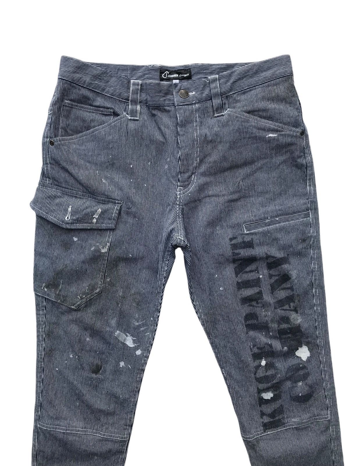 Japanese Brand Carabiner Tough Streetwear Cargo Hickory Works Pants Size US 32 / EU 48 - 2 Thumbnail