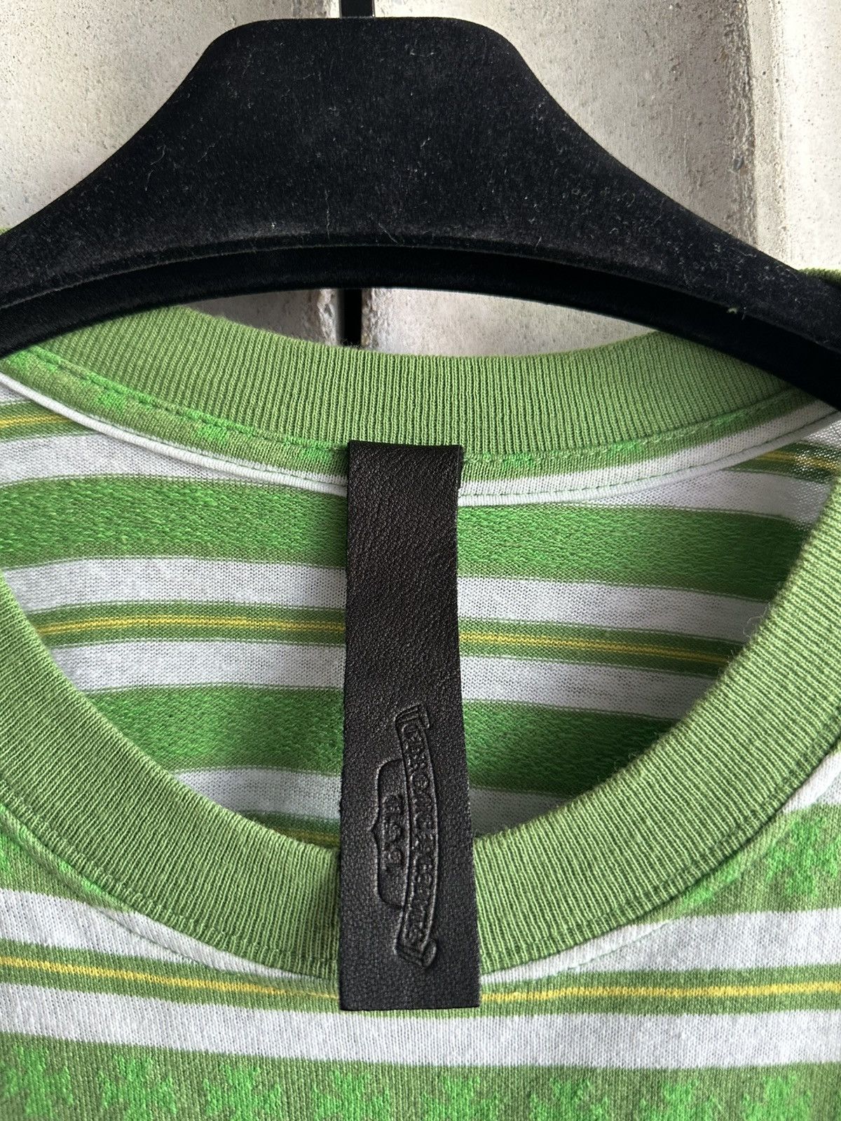 Chrome Hearts CHROME HEARTS TEE STRIPE LOGO Size US M / EU 48-50 / 2 - 3 Thumbnail