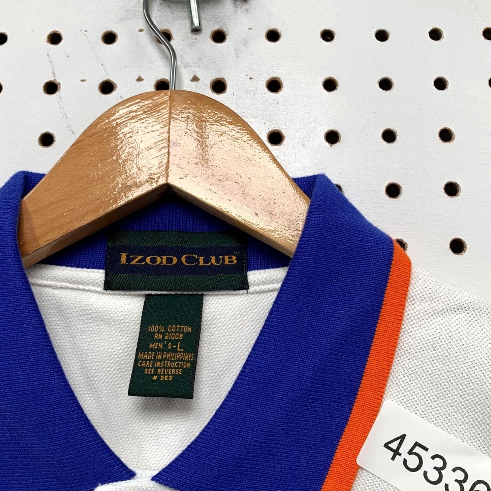 Izod Izod Polo Shirt Men Large Multicolor Stripe Olympia Fields Senior Open Sports 90s Golf Shirt Mens Size US L / EU 52-54 / 3 - 5 Thumbnail
