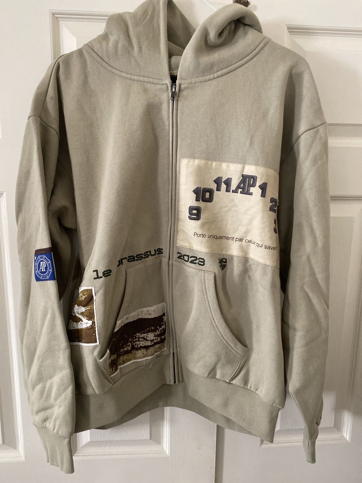 image of Cactus Jack X Audemars Piguet Le Brassus Zip Up Hoodie in Green, Men's (Size Large)