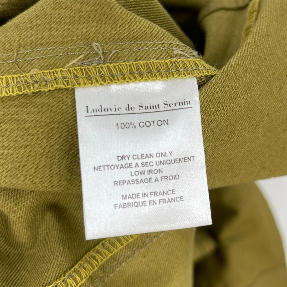 Ludovic De Saint Sernin Ludovic de Saint Sernin | NWT Easy Cleavage Top in Olive L Size L / US 10 / IT 46 - 10 Thumbnail