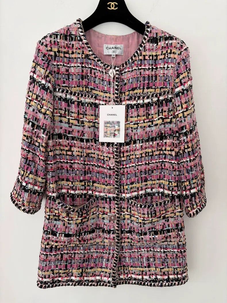 Chanel Chanel Spring and summer pink mixed colour braided medium Size XS / US 0-2 / IT 36-38 - 1 Thumbnail