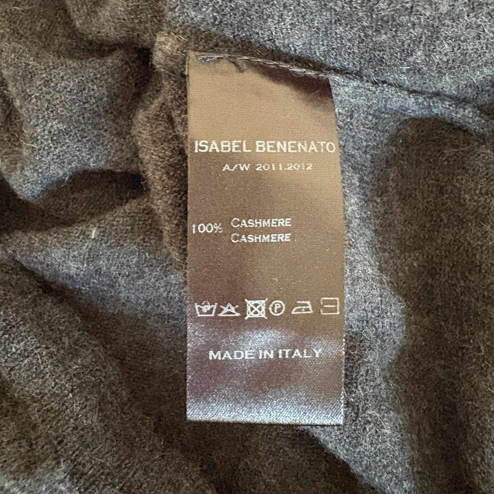 Isabel Benenato AW11 Cashmere Cardigan Vest L Size US L / EU 52-54 / 3 - 3 Thumbnail