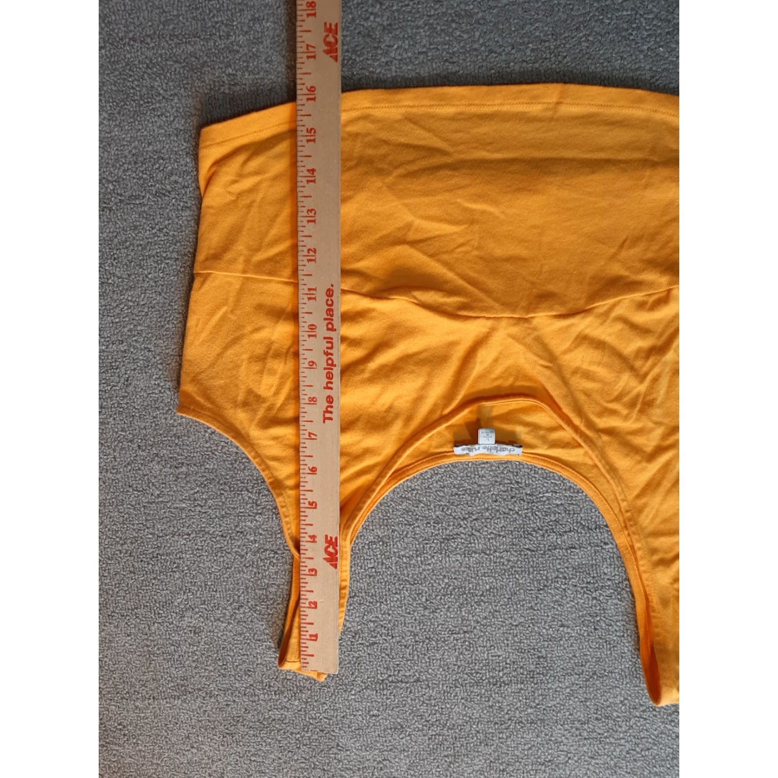 Vintage Charlotte Russe Women's Crop Top L Orange Sleeveless Shirt Size L / US 10 / IT 46 - 4 Thumbnail
