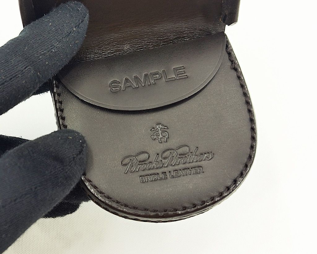 Brooks Brothers rare BROOKS BROTHERS leather coin case SAMPLE Size ONE SIZE - 1 Thumbnail