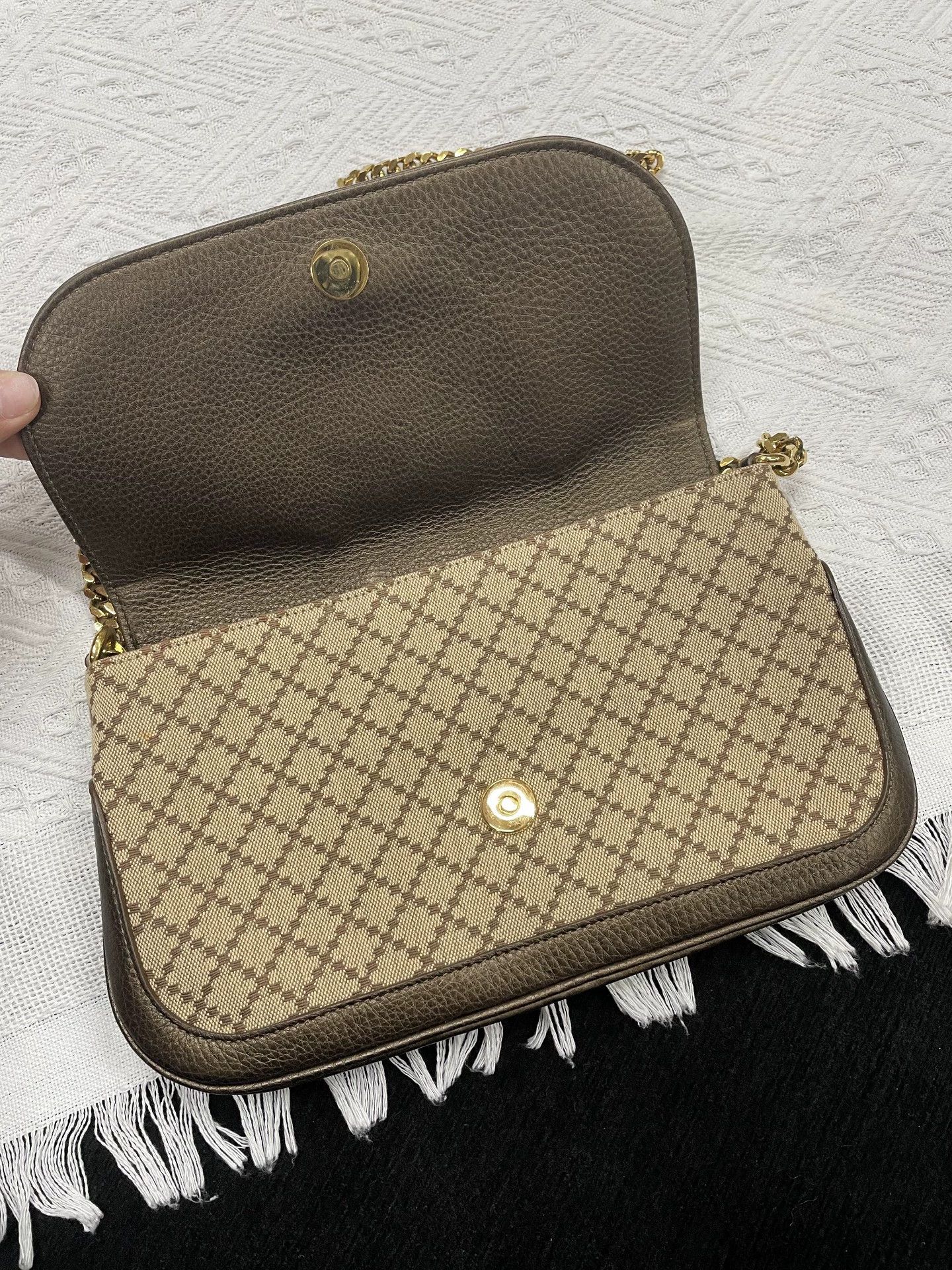 Gucci Gucci GG Supreme shoulder chain bag Size ONE SIZE - 3 Thumbnail