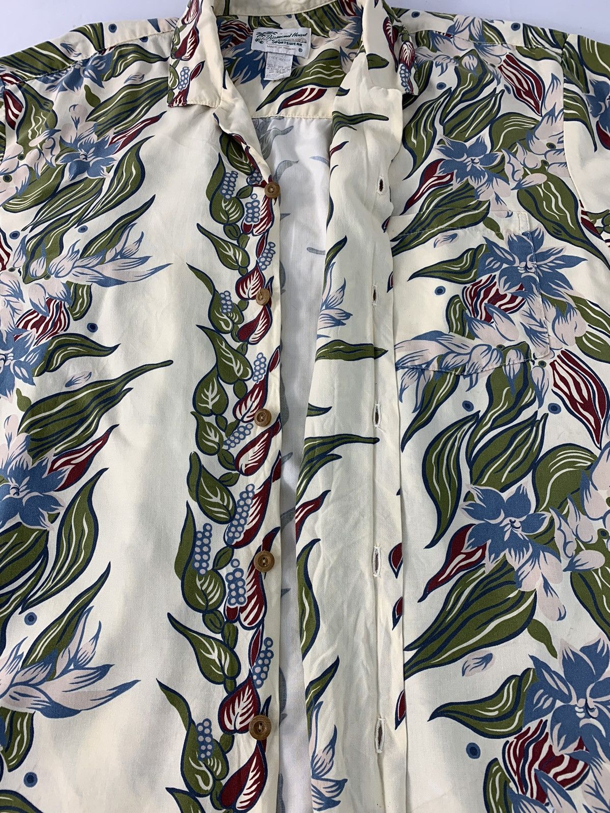 Sun Surf Vintage Diamond Head Sportswear Floral 100% Rayon Shirt Size US XL / EU 56 / 4 - 4 Thumbnail