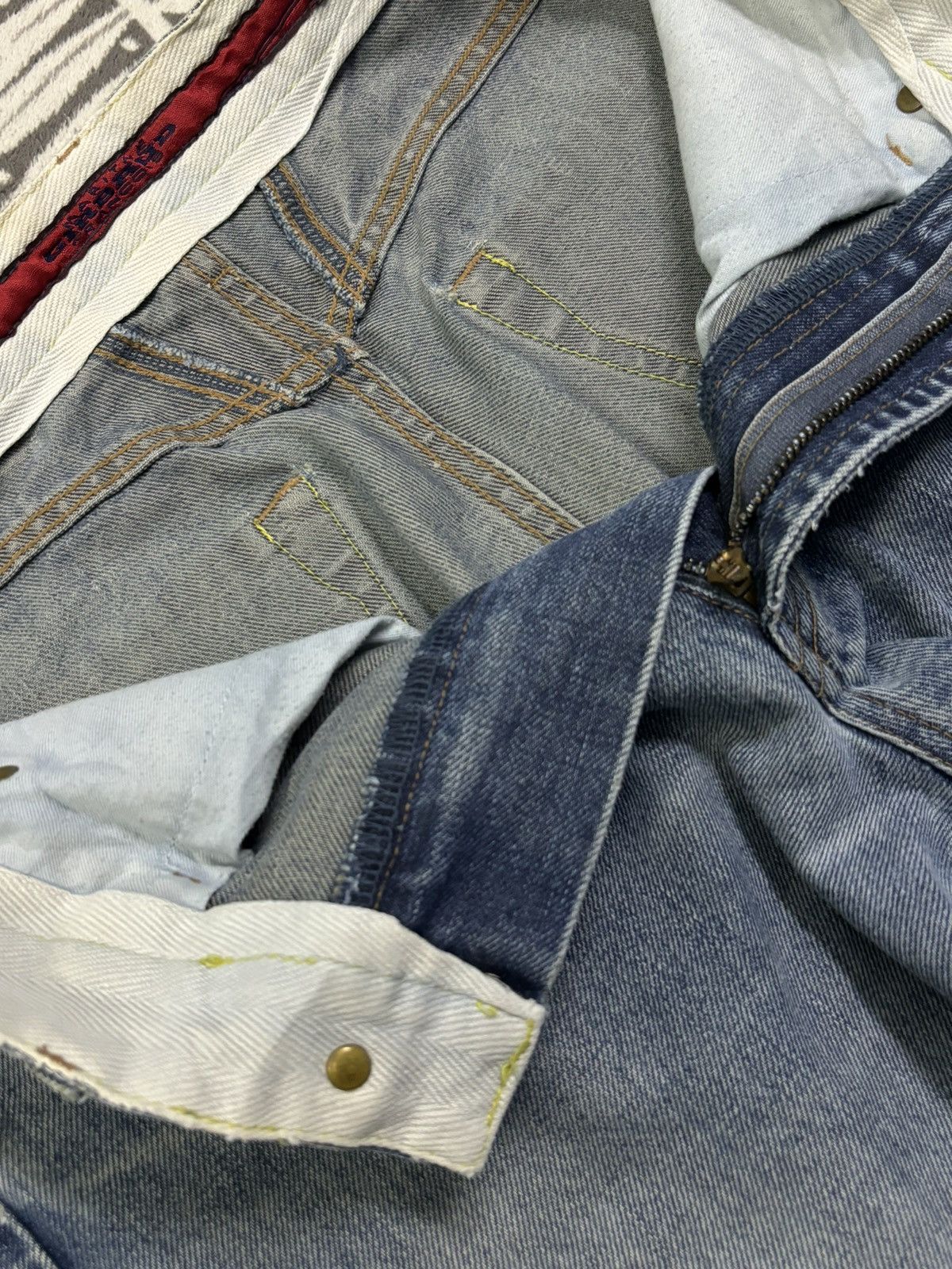 Marithe + Francois Girbaud Vintage 90s Marithe Francois Girbaud Baggy Distressed Jeans Size US 30 / EU 46 - 20 Thumbnail