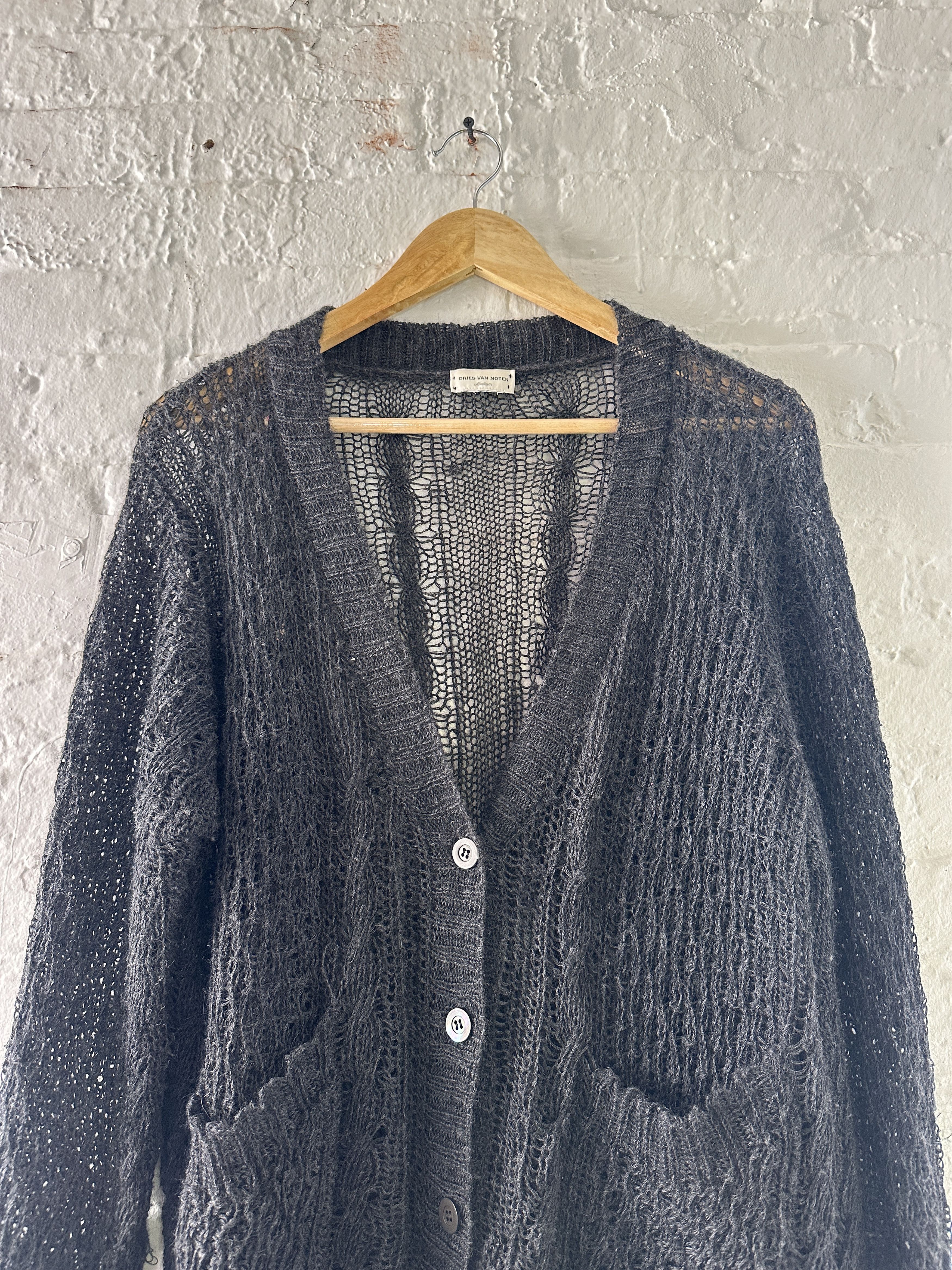 Dries Van Noten Dries Van Noten Loose Gauge Knit Cardigan Size US M / EU 48-50 / 2 - 2 Thumbnail