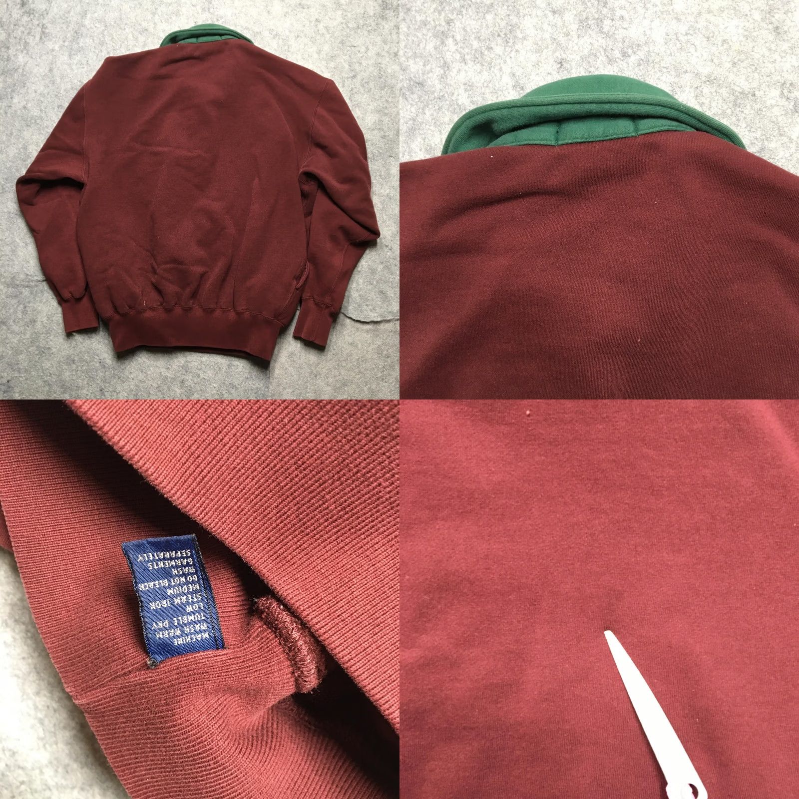 Polo Ralph Lauren Polo Ralph Lauren Sweatshirt Mens Small S Red Fleece Pullover Patch Hoodie/Collared Pocket Shirt? Size US S / EU 44-46 / 1 - 8 Thumbnail