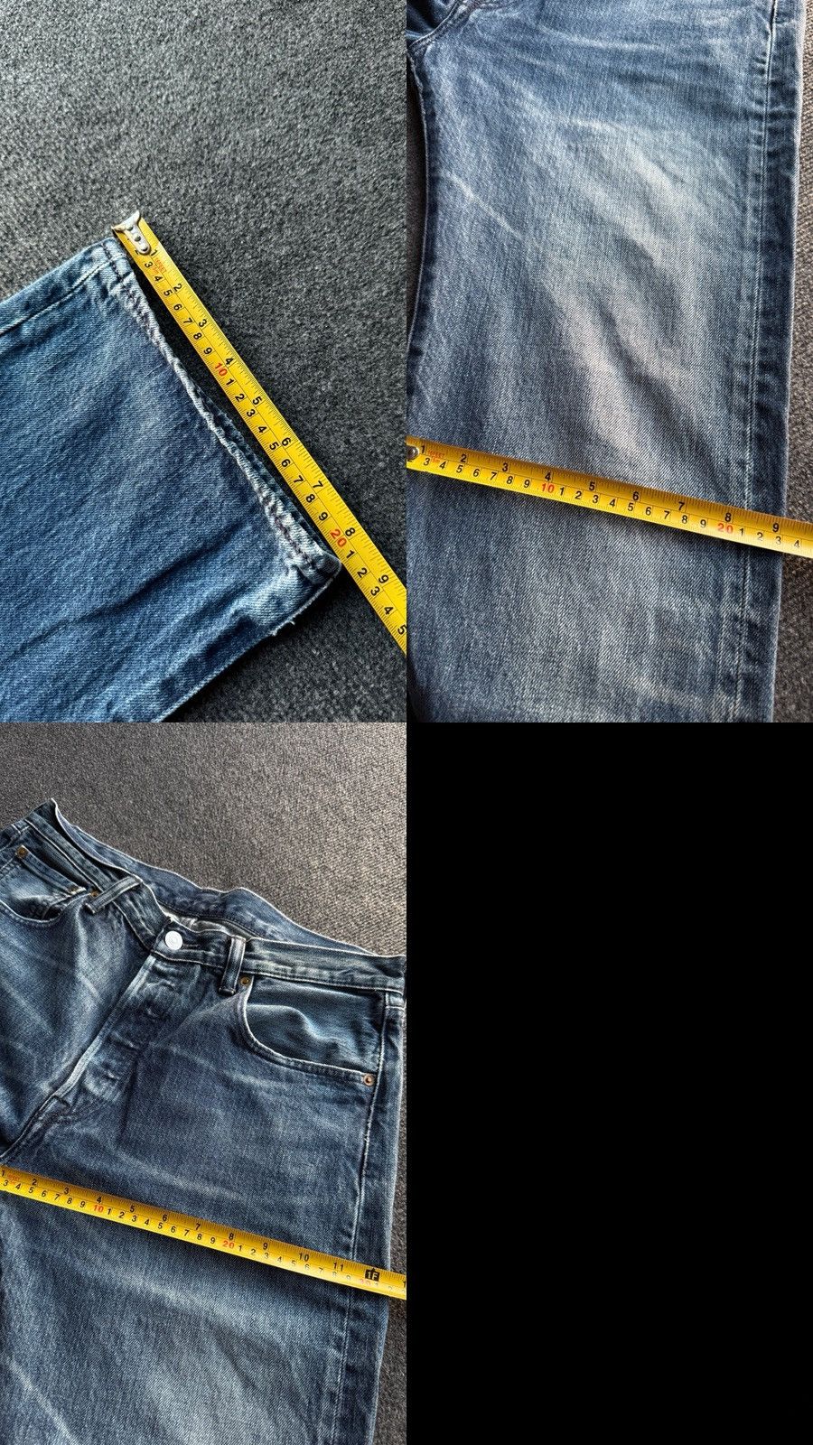 Levi's Levi’s 501 Straight Fit Western USA Cowboy Vibe Denim Jeans Size US 30 / EU 46 - 23 Thumbnail