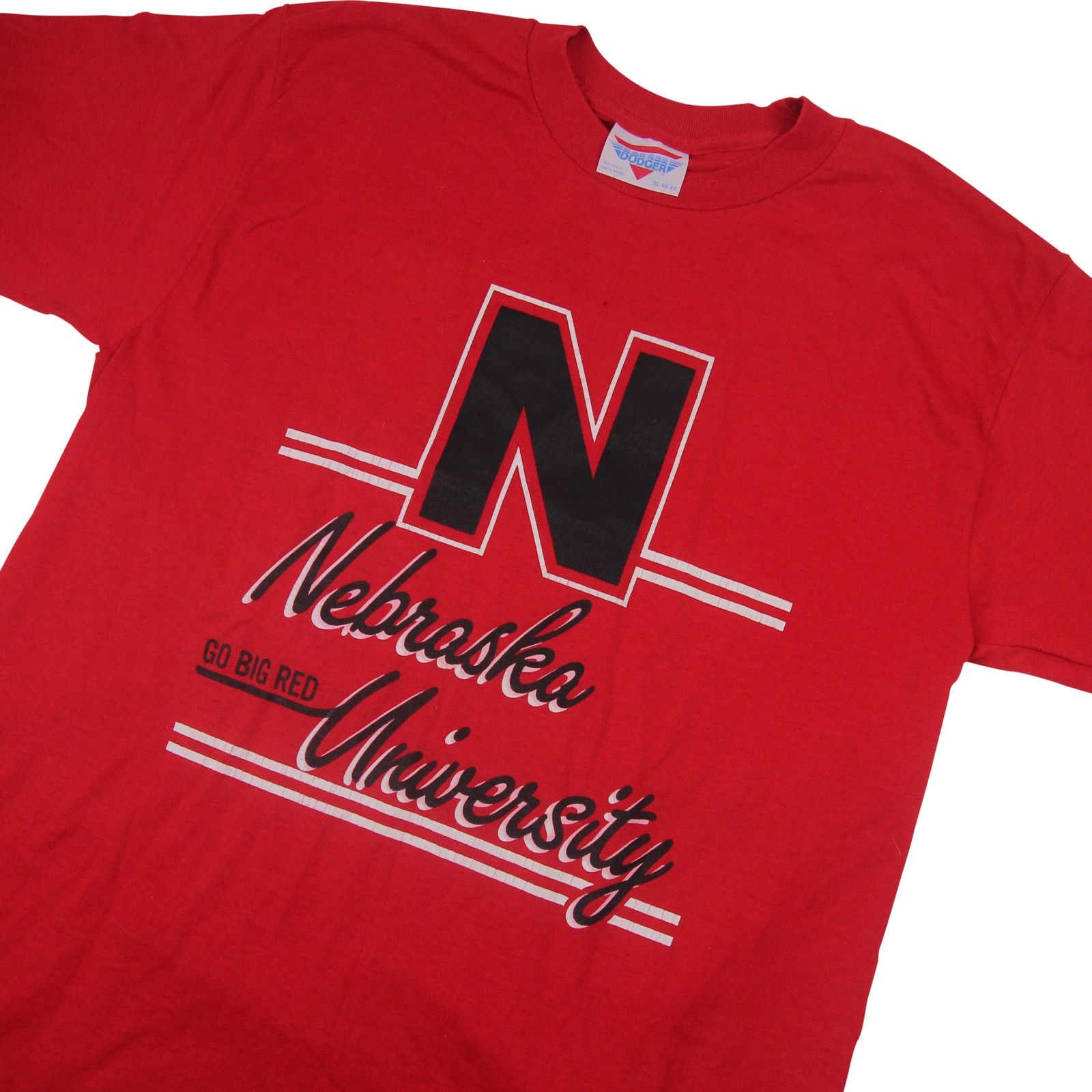 NCAA × Vintage Vintage Nebraska University Cornhuskers Graphic T Shirt Size US XL / EU 56 / 4 - 2 Thumbnail