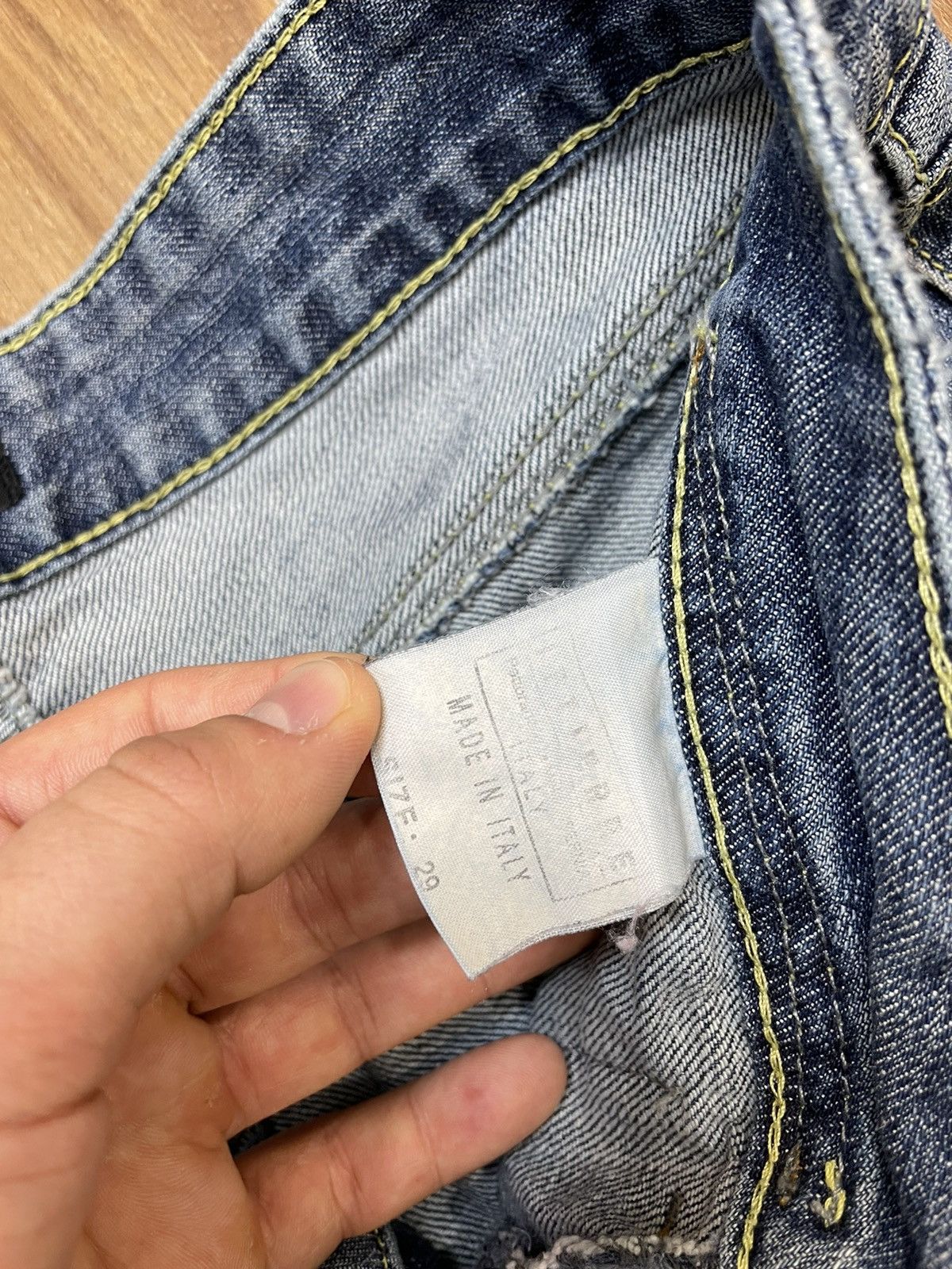 Dolce & Gabbana × Vintage Vintage Dolce&Gabbana Y2K Style Blue Stonewashed Denim Jeans Size US 29 - 16 Thumbnail