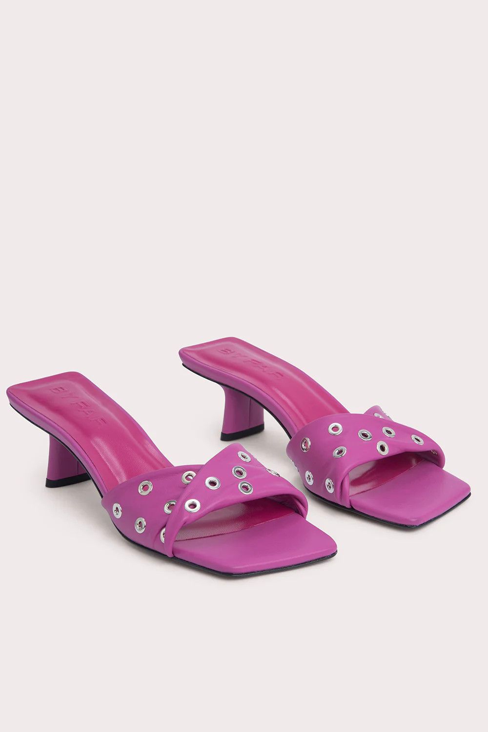 By Far o1mle0824 Rocco Nappa Leather and Eyelets in Fuchsia Size US 8 / IT 38 - 2 Thumbnail
