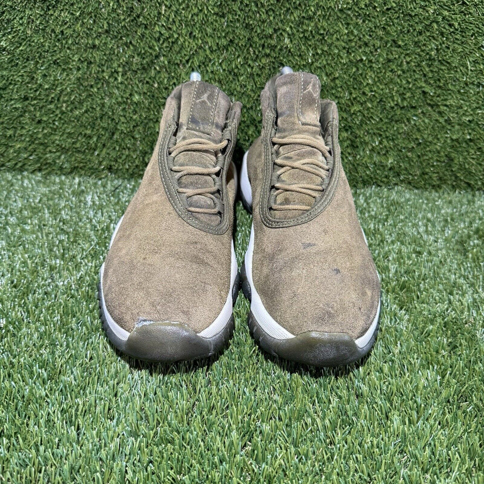 Jordan Brand Size 7.5 - Air Jordan Future Olive Canvas W Size US 7.5 / IT 37.5 - 2 Thumbnail