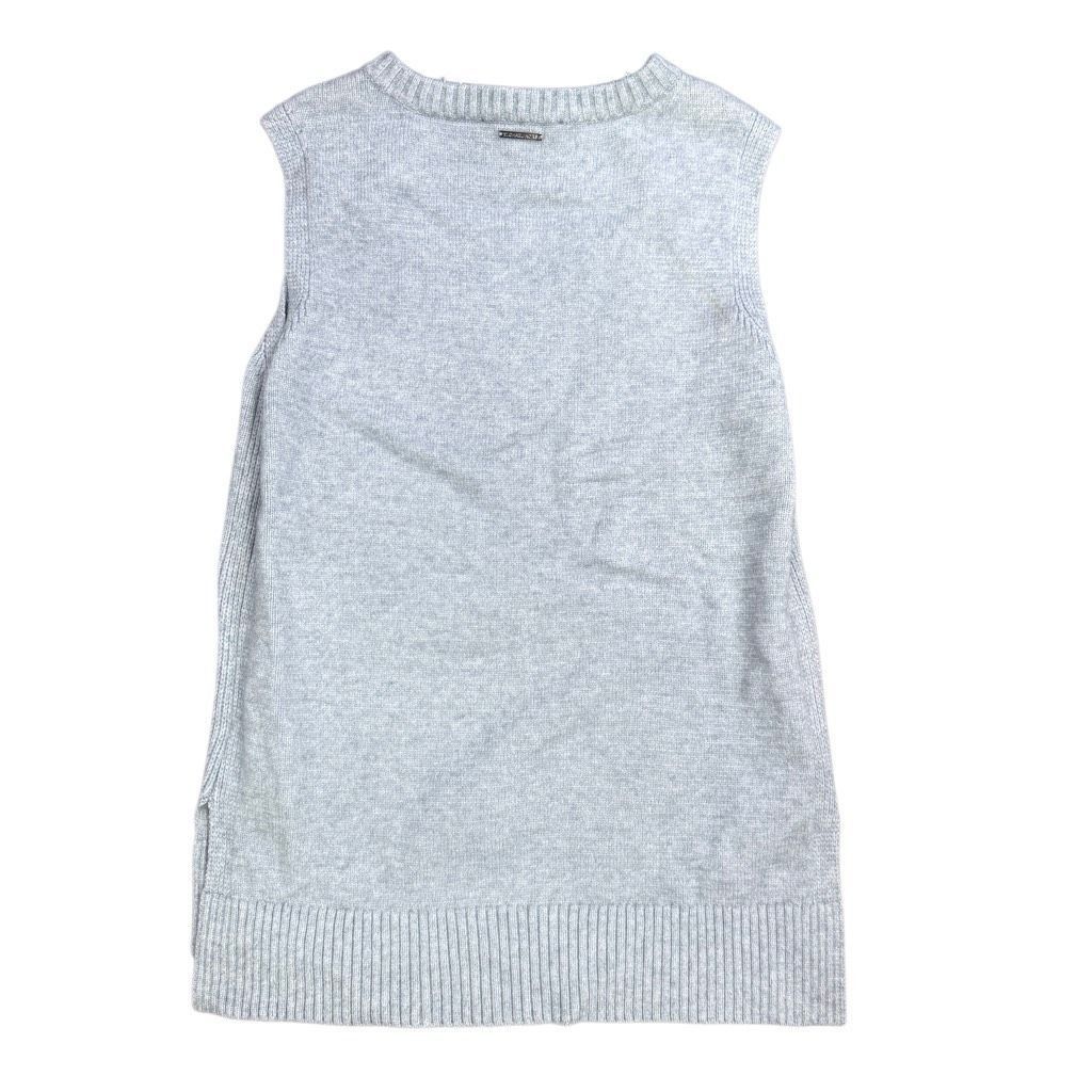Michael Kors Michael Kors Chain-Neck Sleeveless Sweater Tunic Pearl Heather Gray NWT Size M Soft Knit Top MSRP $140 Size M / US 6-8 / IT 42-44 - 2 Thumbnail