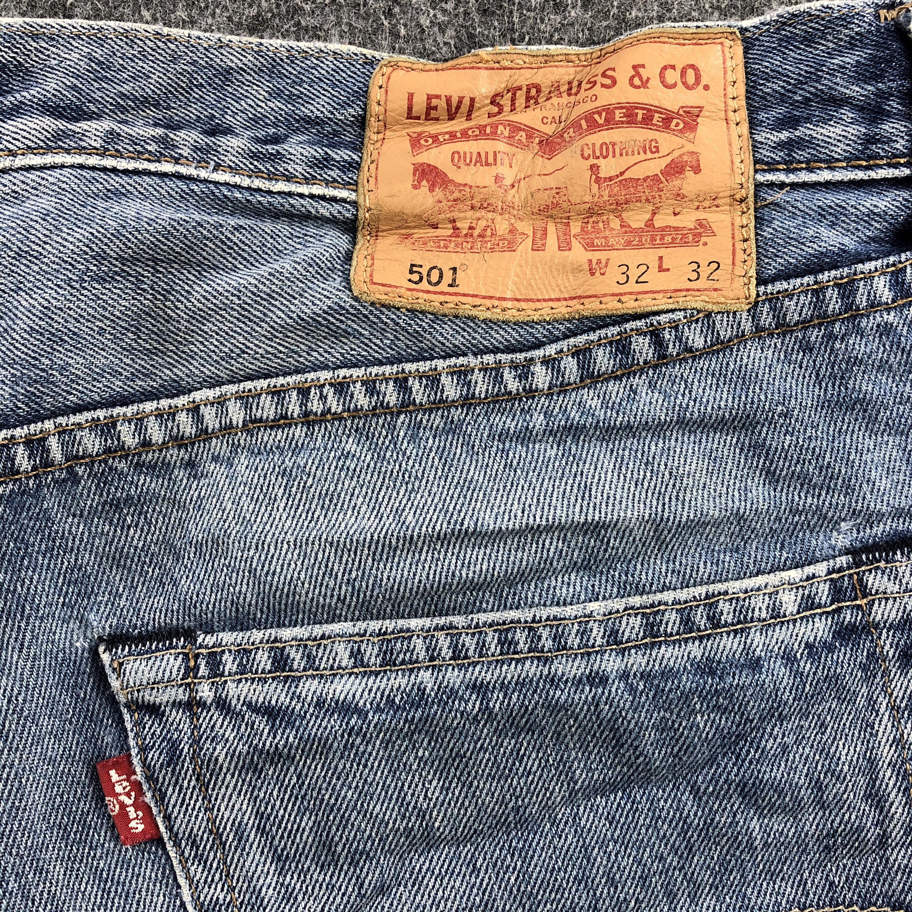 Levi's × Vintage Vintage Light Wash Levis 501 Jeans-JM869 Size US 33 - 5 Thumbnail