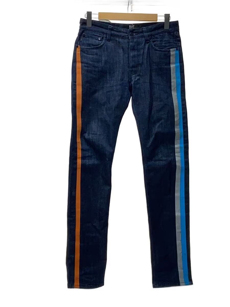 Raf Simons Striped Denim Jeans Size US 31 - 1 Thumbnail