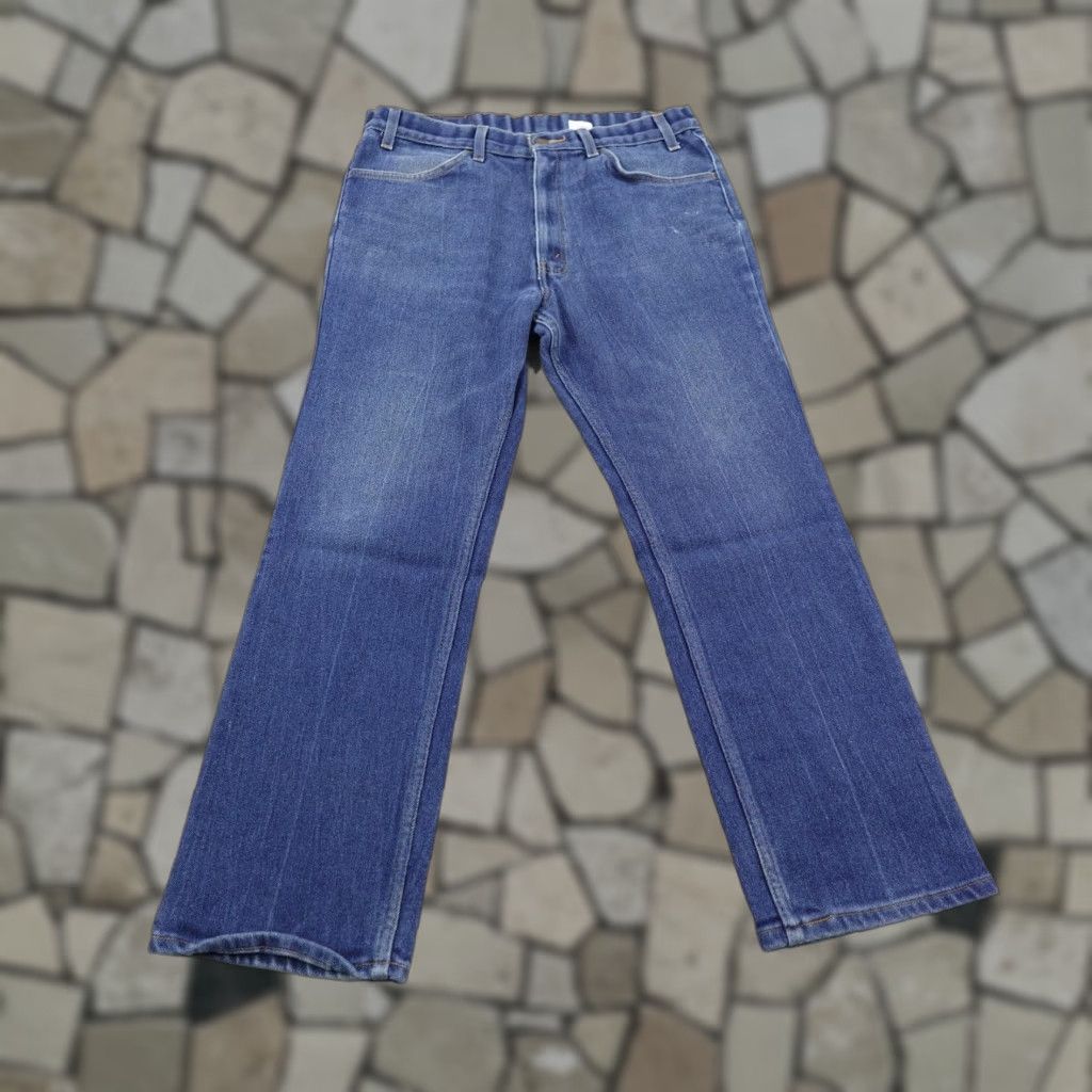 Levi's Vintage Levis Jeans Mens 36x30 Blue Denim 547 Brown Tab Faded Straight Leg Y2K Leather? Size US 36 / EU 52 - 1 Thumbnail