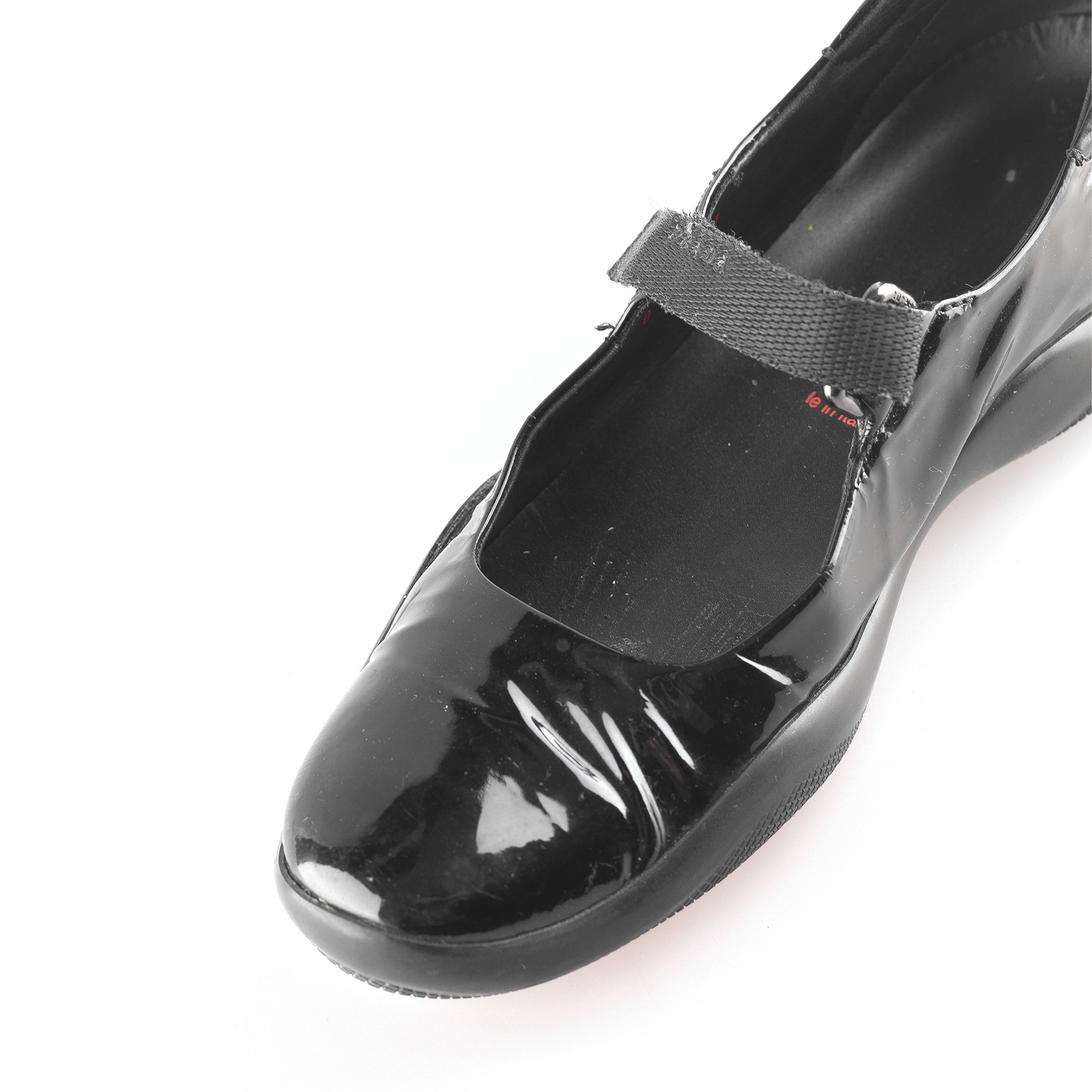 Prada Prada Vintage Black Patent Leather Ballerinas (37 EU) Size US 6 / IT 36 - 5 Thumbnail
