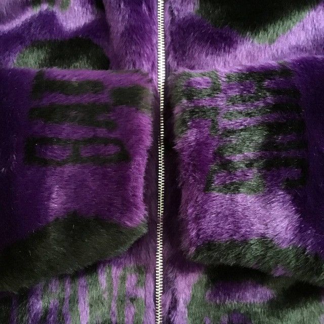 Bape BAPE B BOY FUR JACKET Purple a bathing ape Size US L / EU 52-54 / 3 - 5 Thumbnail