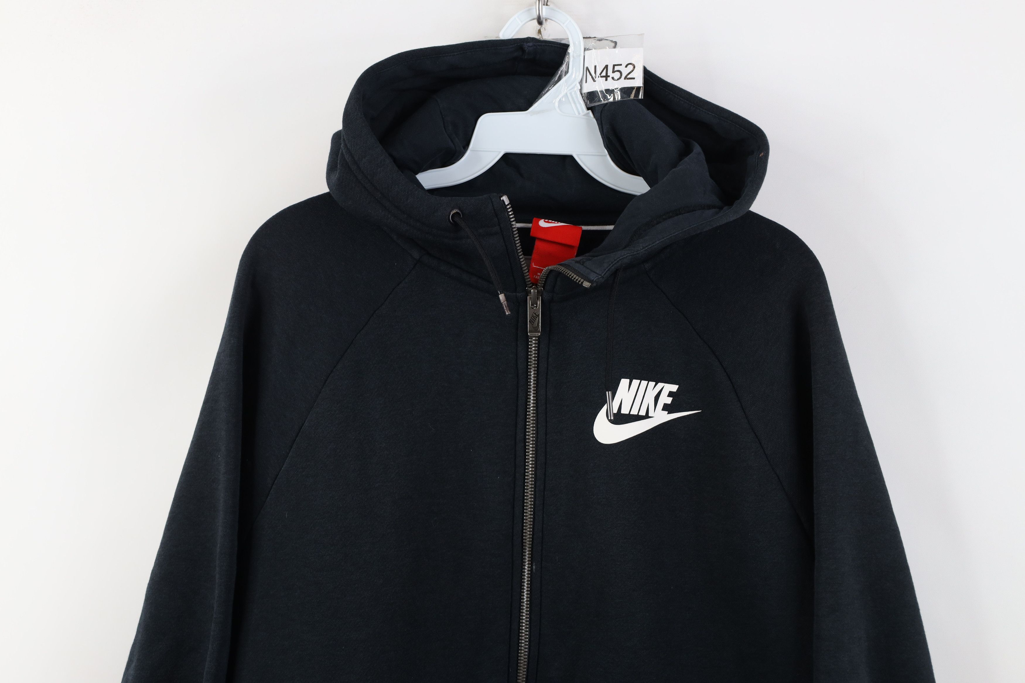 Nike Vintage Y2K Nike Travis Scott Big Swoosh Full Zip Hoodie Size L / US 10 / IT 46 - 2 Thumbnail
