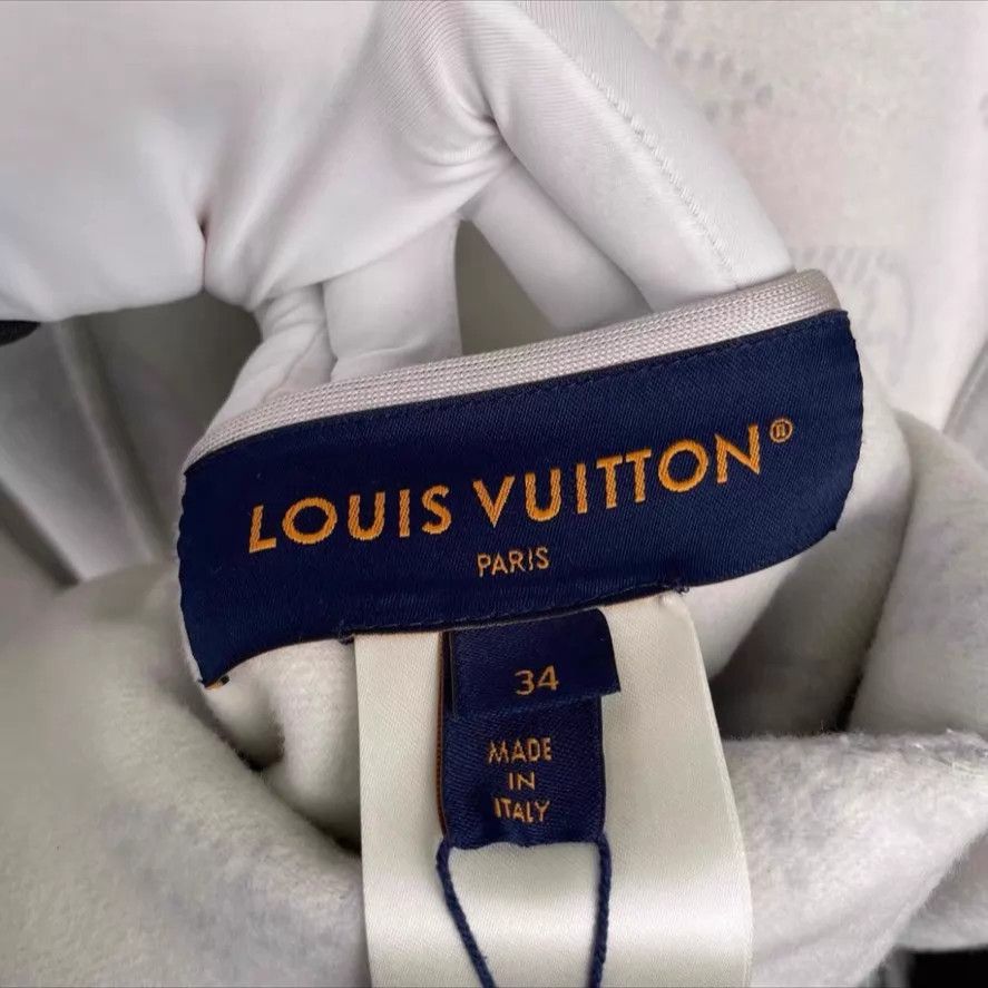 Louis Vuitton LV Monogram Double-Sided Baby Blue Robe 34 Unused w/ Tags Size XS / US 0-2 / IT 36-38 - 2 Thumbnail