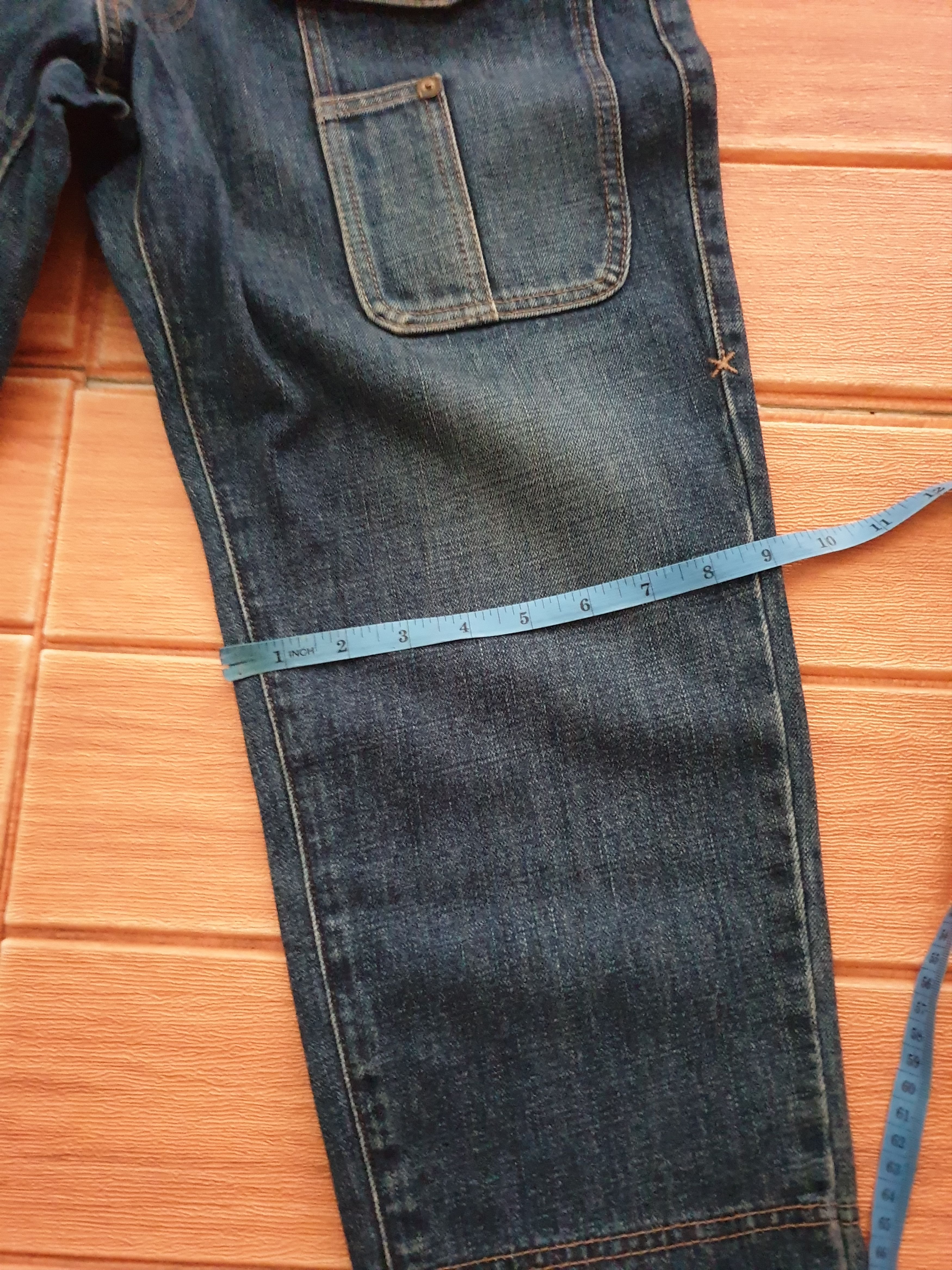 Issey Miyake 💥Frapbois Issey Miyake Japanese brand denim pant Size US 31 - 9 Thumbnail